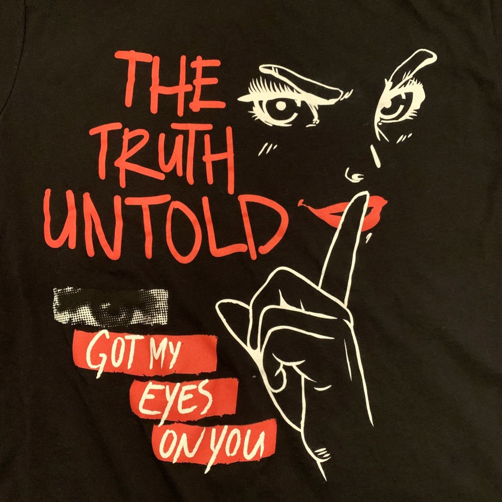Vintage BTS Shirt Men Size L Black Got My Eyes On You The Truth Untold Mian Twins Eye Theme Size US L / EU 52-54 / 3 - 2 Thumbnail