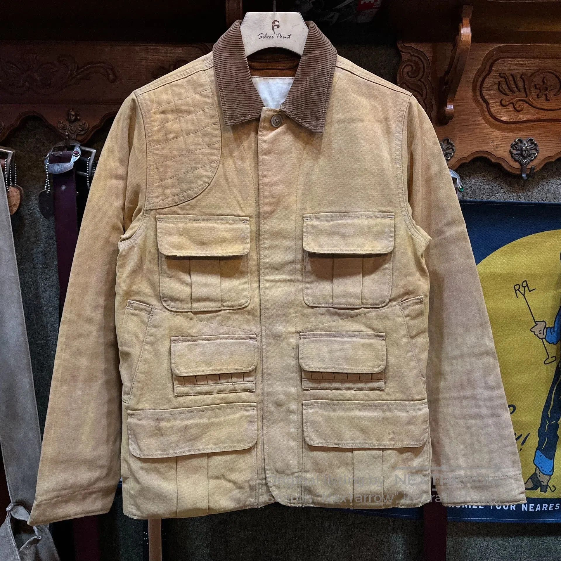 RRL Ralph Lauren Double RL Vintage Distressed Hunting Jacket. Size US S / EU 44-46 / 1 - 1 Thumbnail