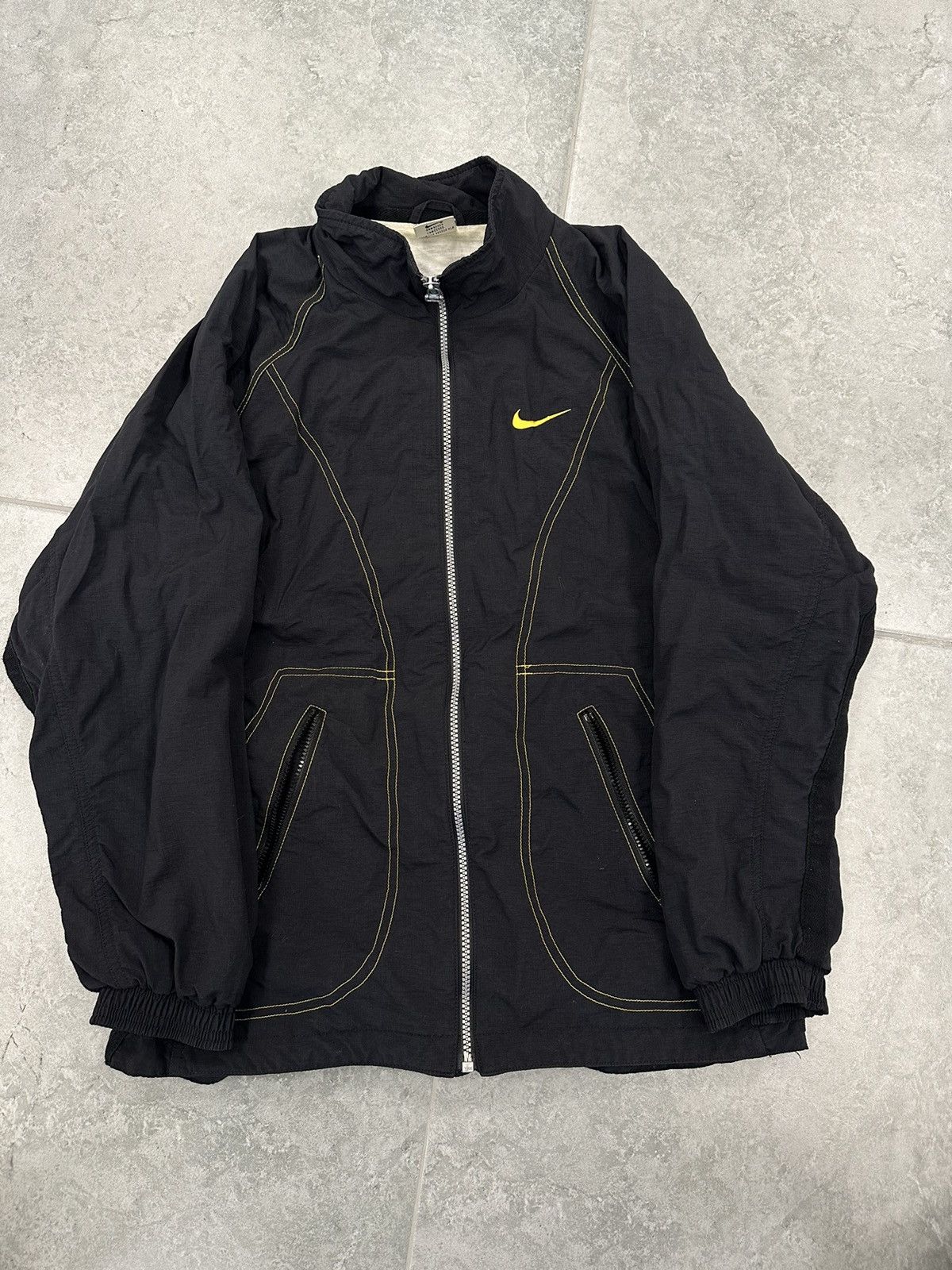 Japanese Brand Nike Vintage VINTAGE NIKE MINI SWOOSH CROP TOP Y2K LIGHT JACKET 90 S Grailed