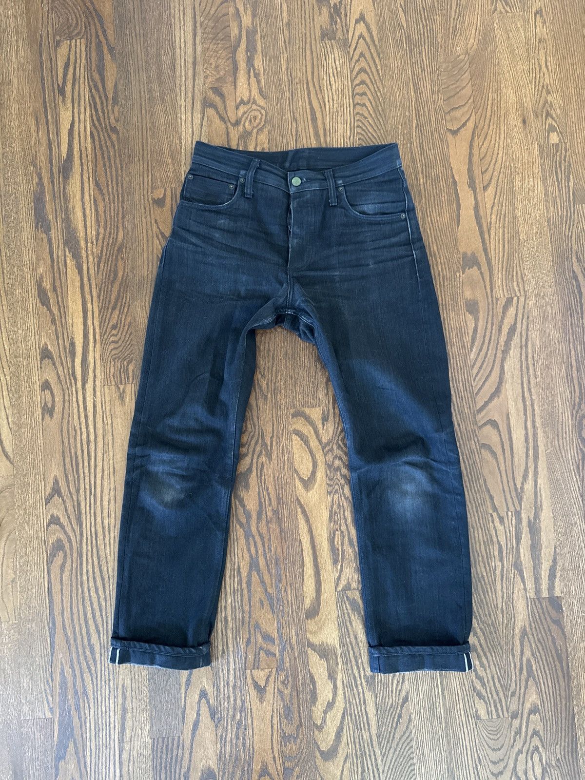 Left Field Nyc Left Field NYC Black Maria Raw Denim Size US 30 / EU 46 - 1 Thumbnail