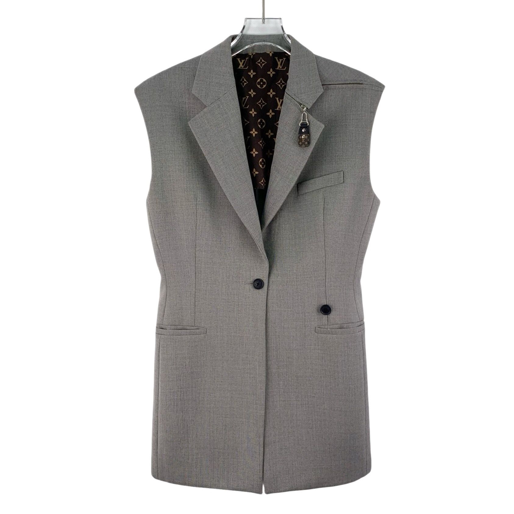 Louis Vuitton Louis Vuitton Monogram Lined Tailored Vest 36 Size XS / US 0-2 / IT 36-38 - 1 Thumbnail