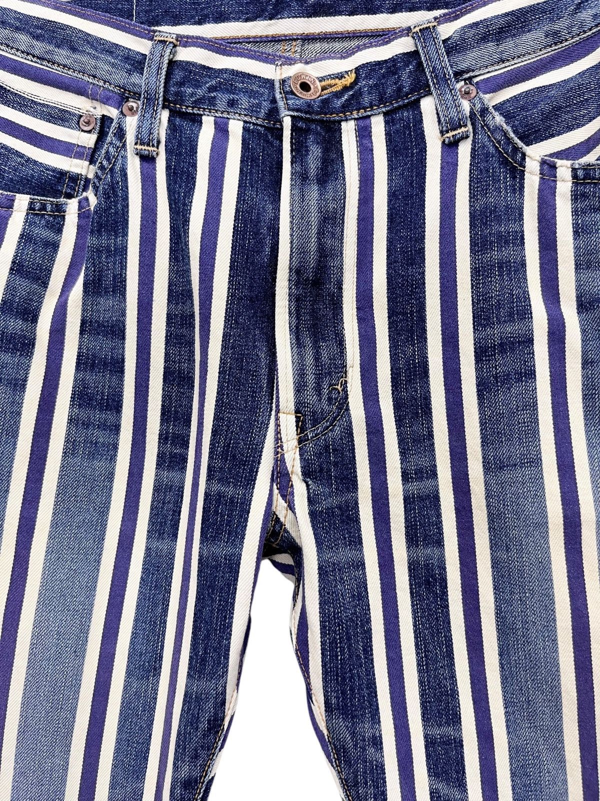 Edwin RARE🔥Vintage EDWIN 13oz GRAND BLUE SELVEDGE DENIIM JAPAN Size US 30 / EU 46 - 7 Thumbnail