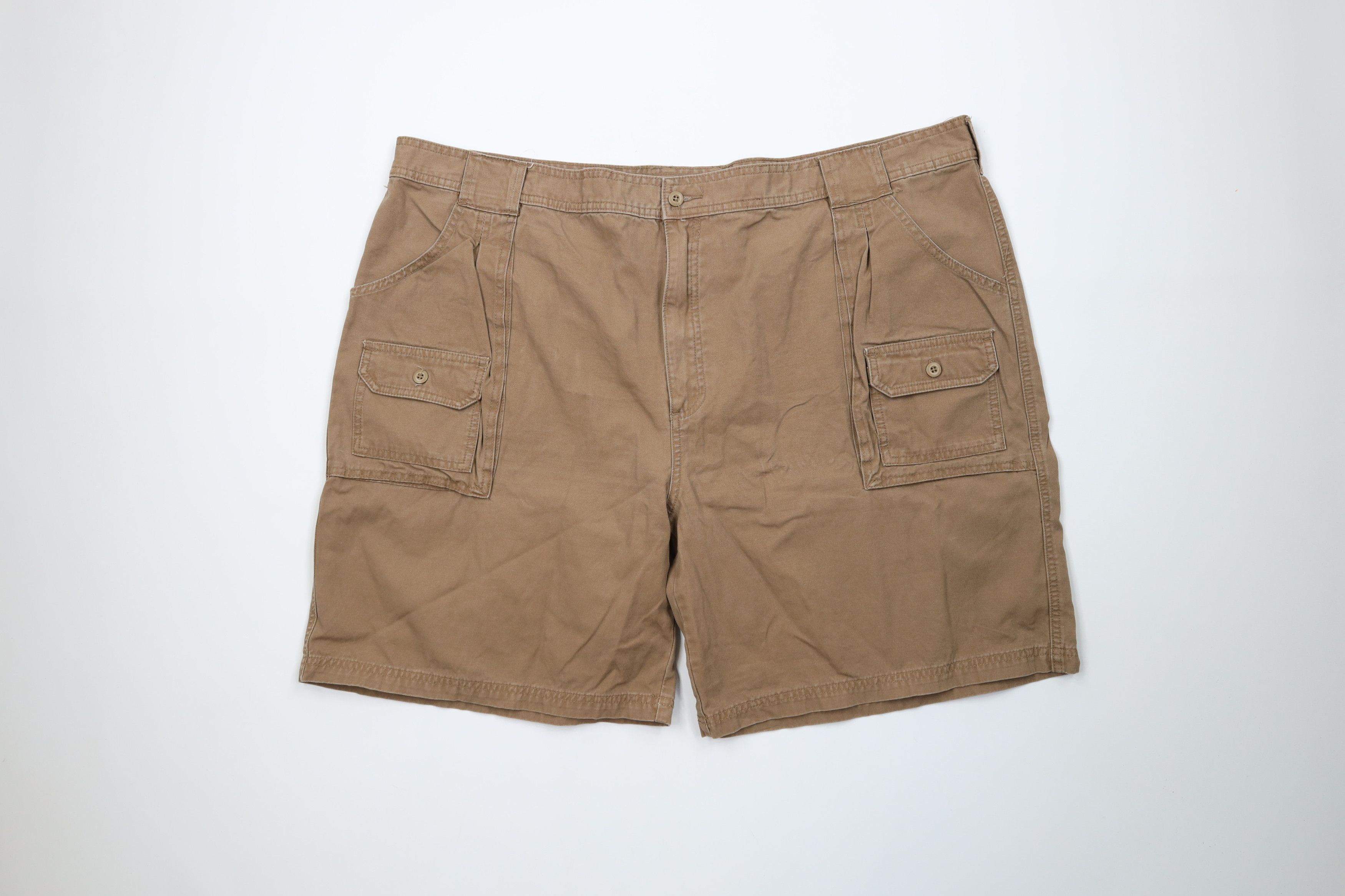 Cabelas Vintage Cabelas Knee Canvas Hiking Trekking Shorts Brown Size US 44 / EU 60 - 1 Thumbnail