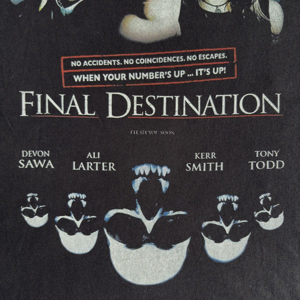Vintage Vintage Promo Movie Tee Final Destination 1 Size US L / EU 52-54 / 3 - 4 Thumbnail