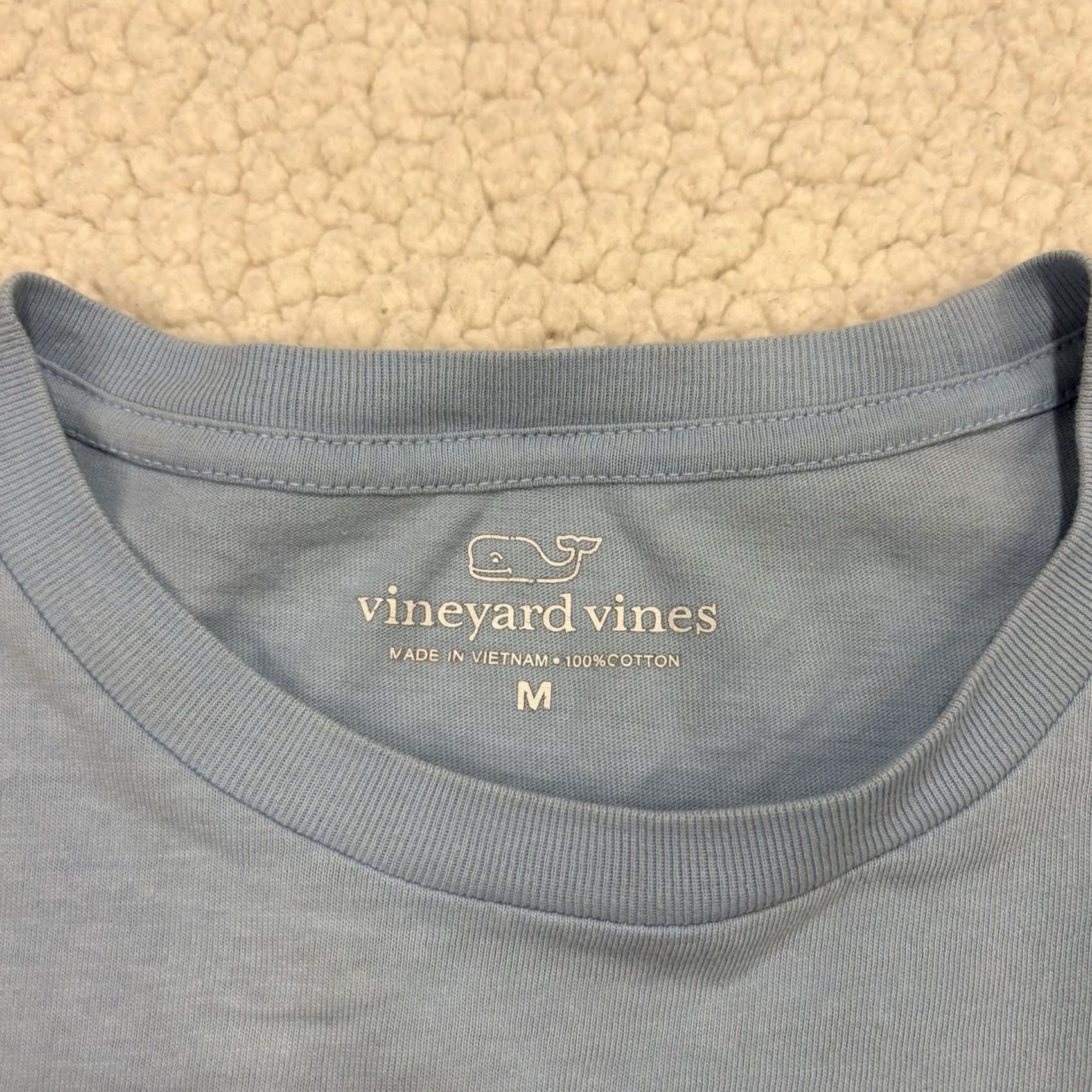 Vineyard Vines Vineyard Vines T-Shirt Blue Baseball Pocket Short Sleeve Men’s M Whale Tee Size US M / EU 48-50 / 2 - 3 Thumbnail