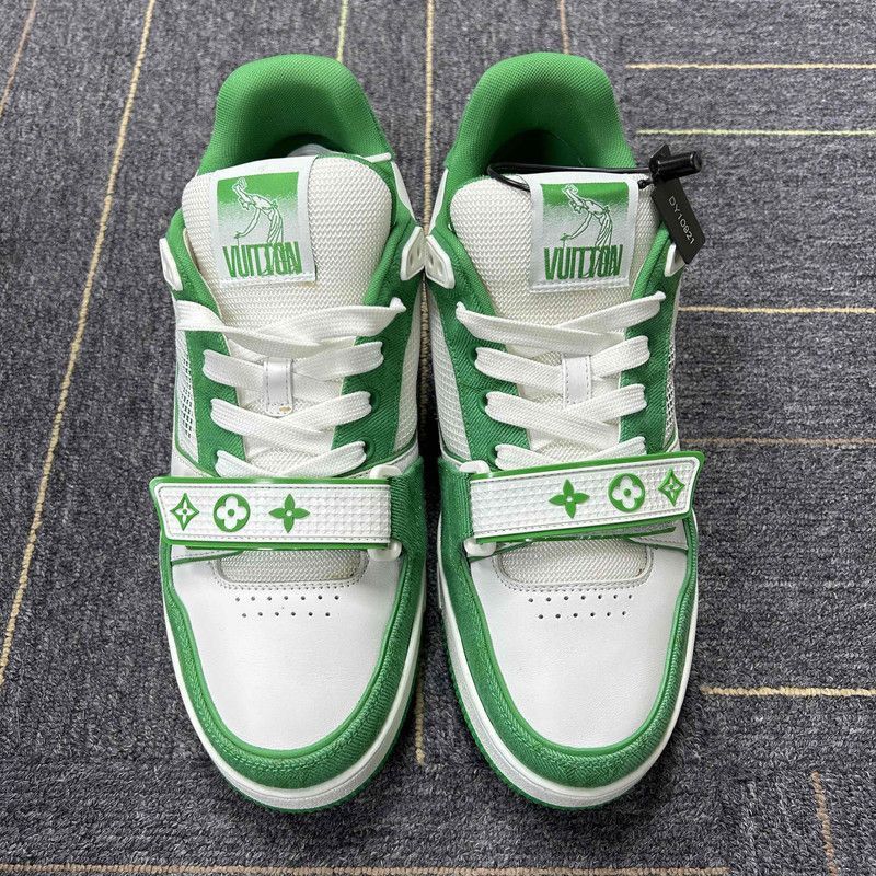 Louis Vuitton Louis Vuitton Trainer Low-Top Fashion Sneakers -2508 Size US 8 / EU 41 - 2 Thumbnail