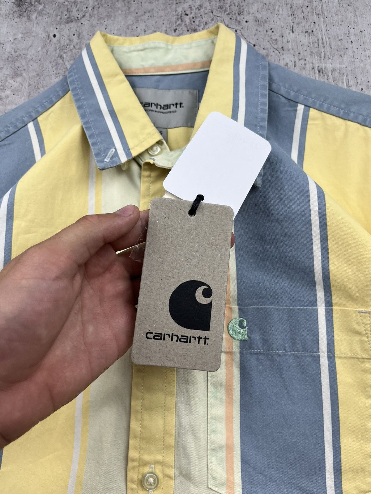Carhartt Carhartt Gilman Shirt Garment Dyed Spearmint Size S Size US M / EU 48-50 / 2 - 4 Thumbnail