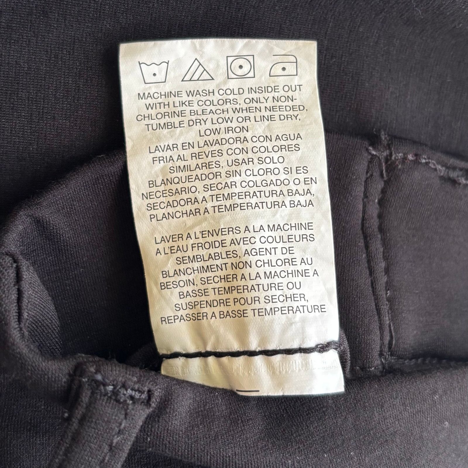 Other Lee Riders Black Slim Fit Knit Ankle Pants Size 12 NWT Size 34" / US 12 / IT 48 - 8 Thumbnail