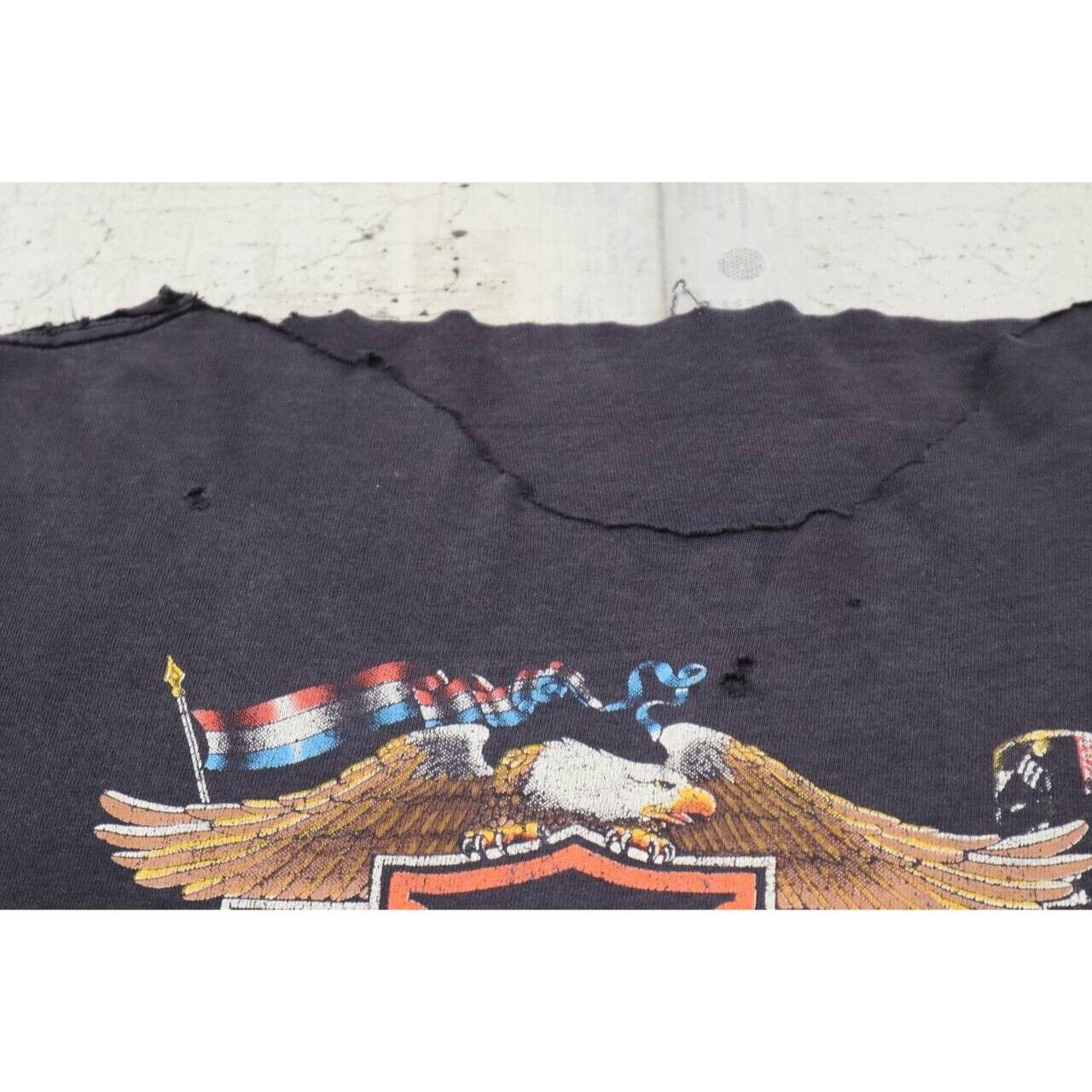 Vintage Vtg 80s Harley Davidson And Good Whiskey Sleeveless T Shirt Size US L / EU 52-54 / 3 - 5 Thumbnail