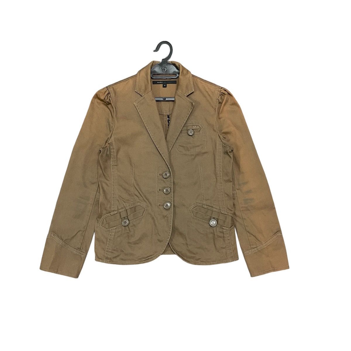 Marc Jacobs Marc Jacobs Y2k Khaki Utility Military Style Blazer Jacket Size XS / US 0-2 / IT 36-38 - 1 Thumbnail