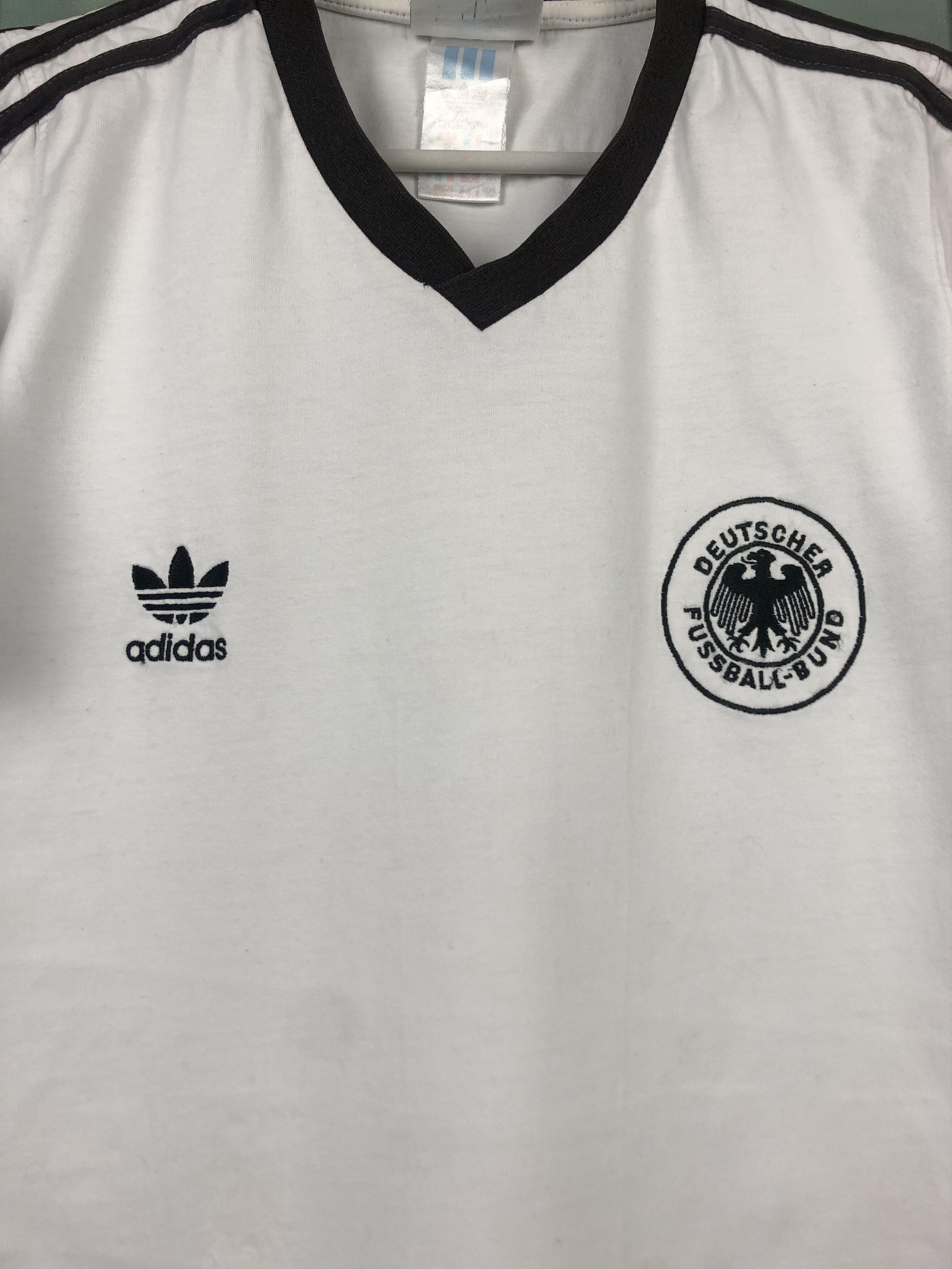 Adidas Vintage 90's Adidas Football Shirt Soccer Tee Rare Jersey Size US M / EU 48-50 / 2 - 5 Thumbnail