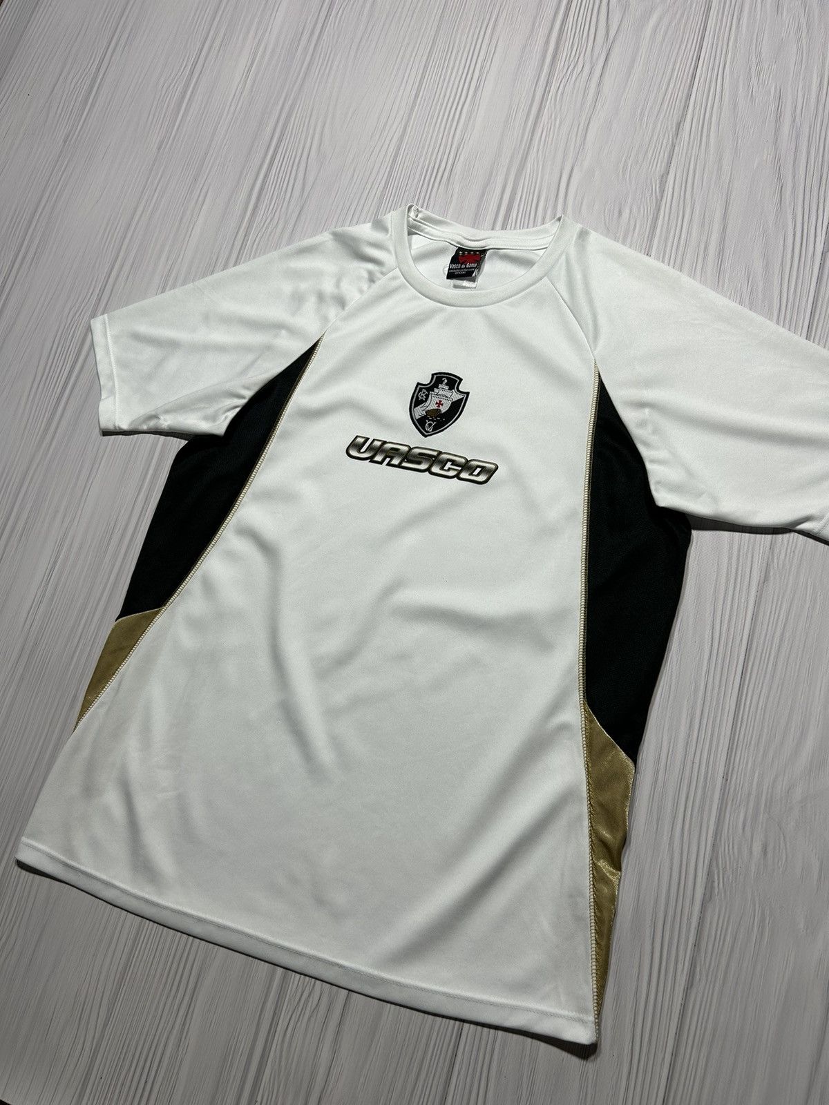 Vintage Vintage Vasco Da Gama Soccer Jersey T-Shirt Size US L / EU 52-54 / 3 - 2 Thumbnail