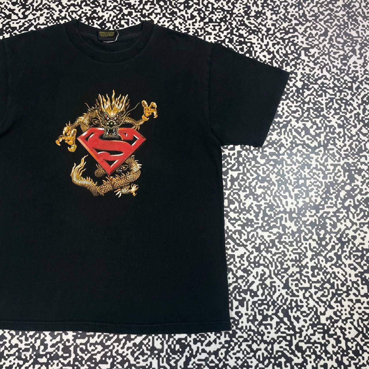 Vintage Vintage 1999 Superman Japanese Dragon T-shirt Movie Warner Size US M / EU 48-50 / 2 - 3 Thumbnail