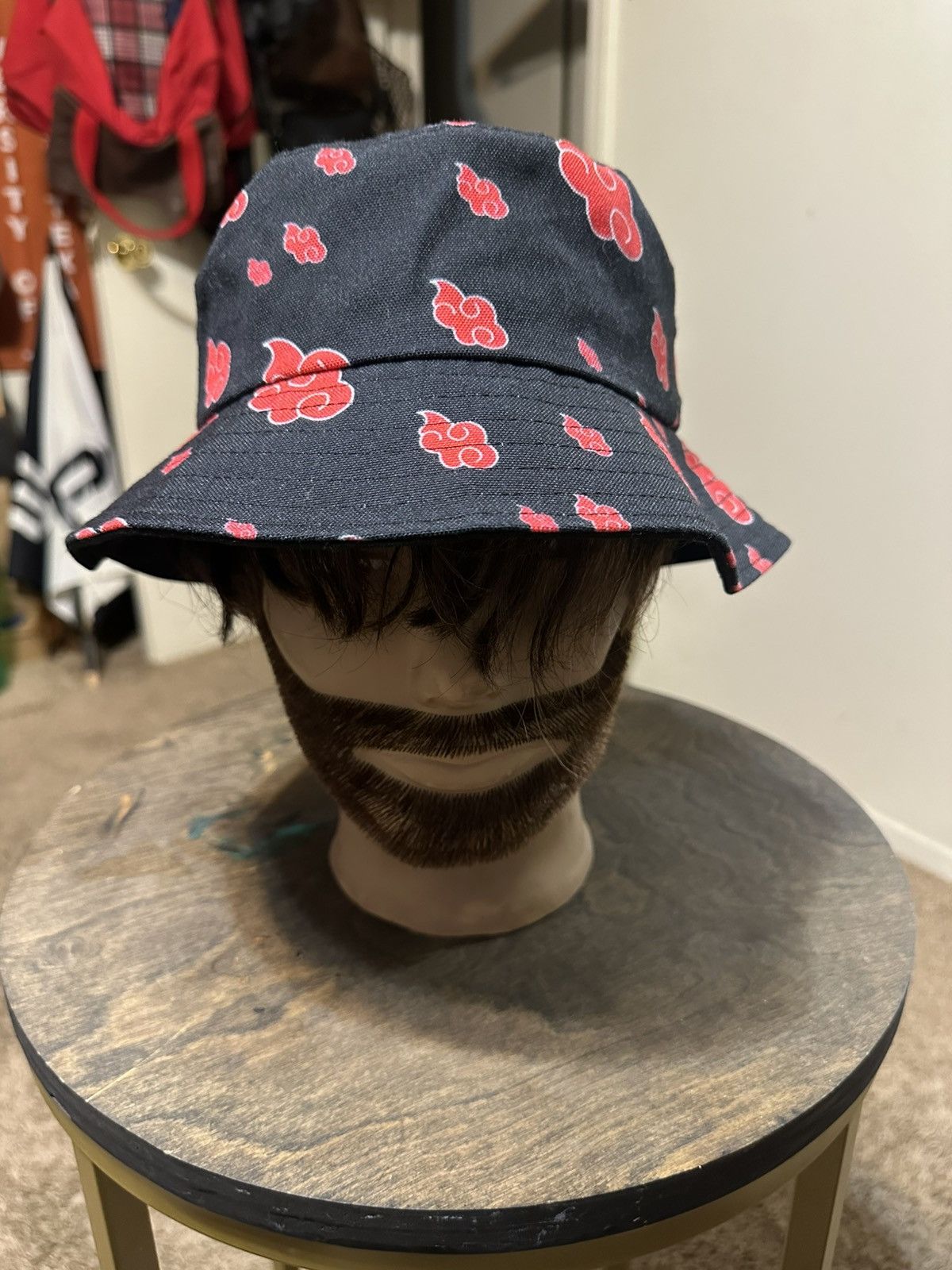Other Vintage Naruto Shippuden “All Over” Akatsuki hat 00s Size ONE SIZE - 1 Thumbnail