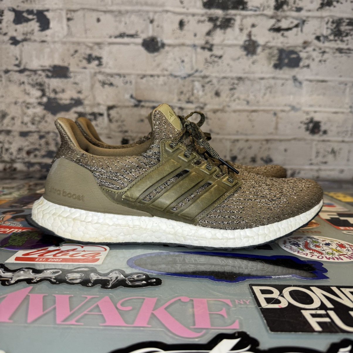 Adidas Adidas Ultra Boost 3.0 Trace Olive Sz 9 Used No Box Size US 9 / EU 42 - 3 Thumbnail