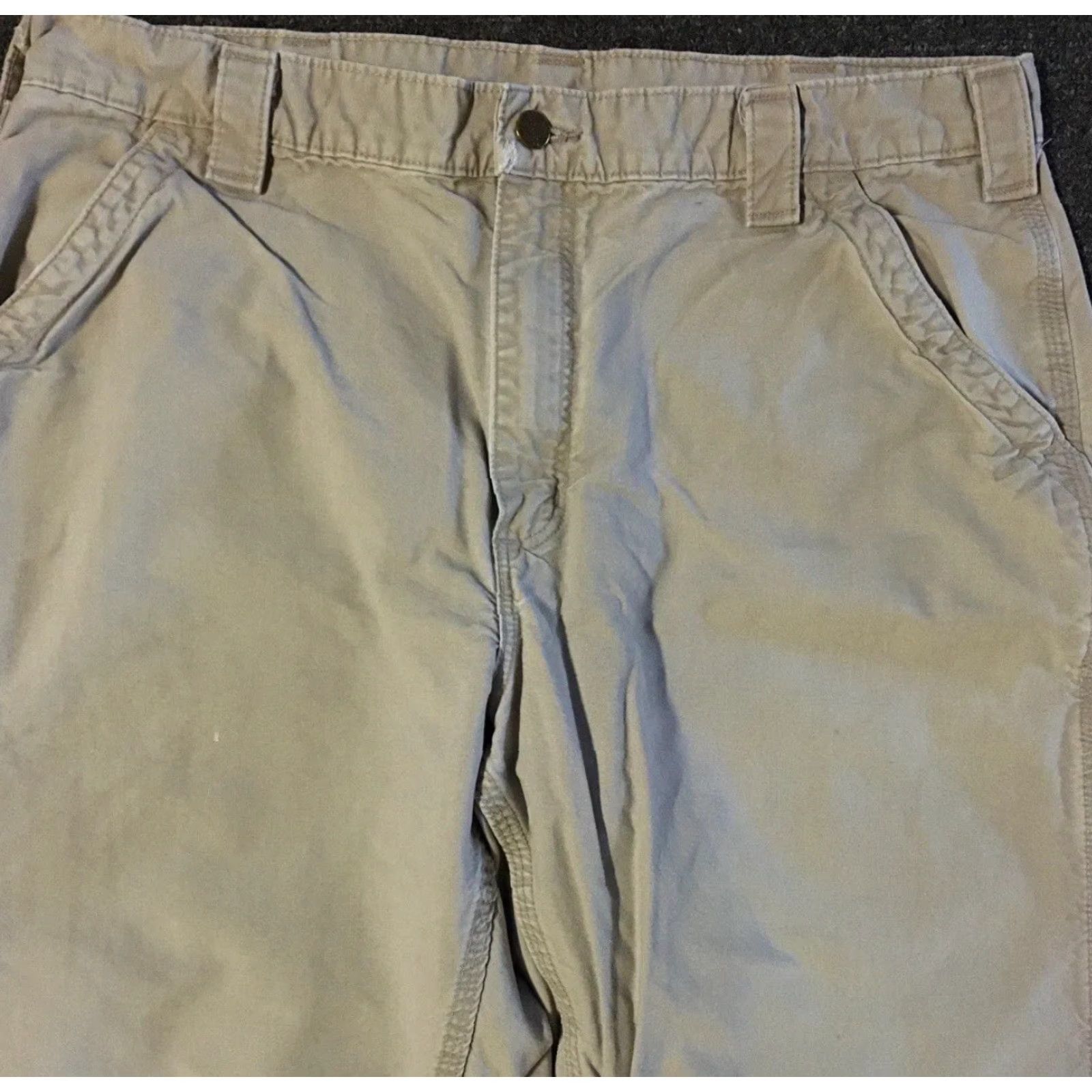 Carhartt VINTAGE Carhartt Pants B151 Tan Faded 38 29 Inseam Carpenter Trucker Grunge Punk Skate 90s Mens Beige 80s 90s Biker Rock Retro Thick Casual Workwear Size US 38 / EU 54 - 6 Thumbnail