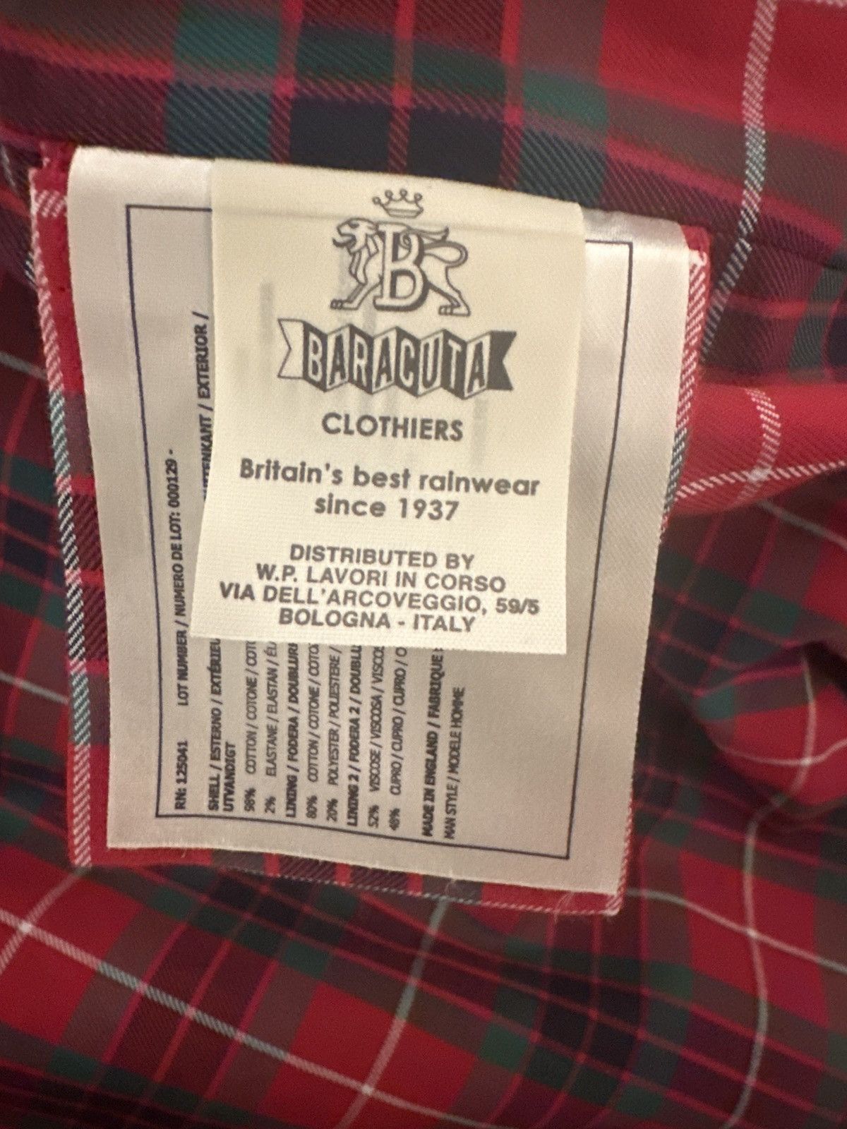Baracuta × Needles Paisley Jacket Size US L / EU 52-54 / 3 - 5 Thumbnail