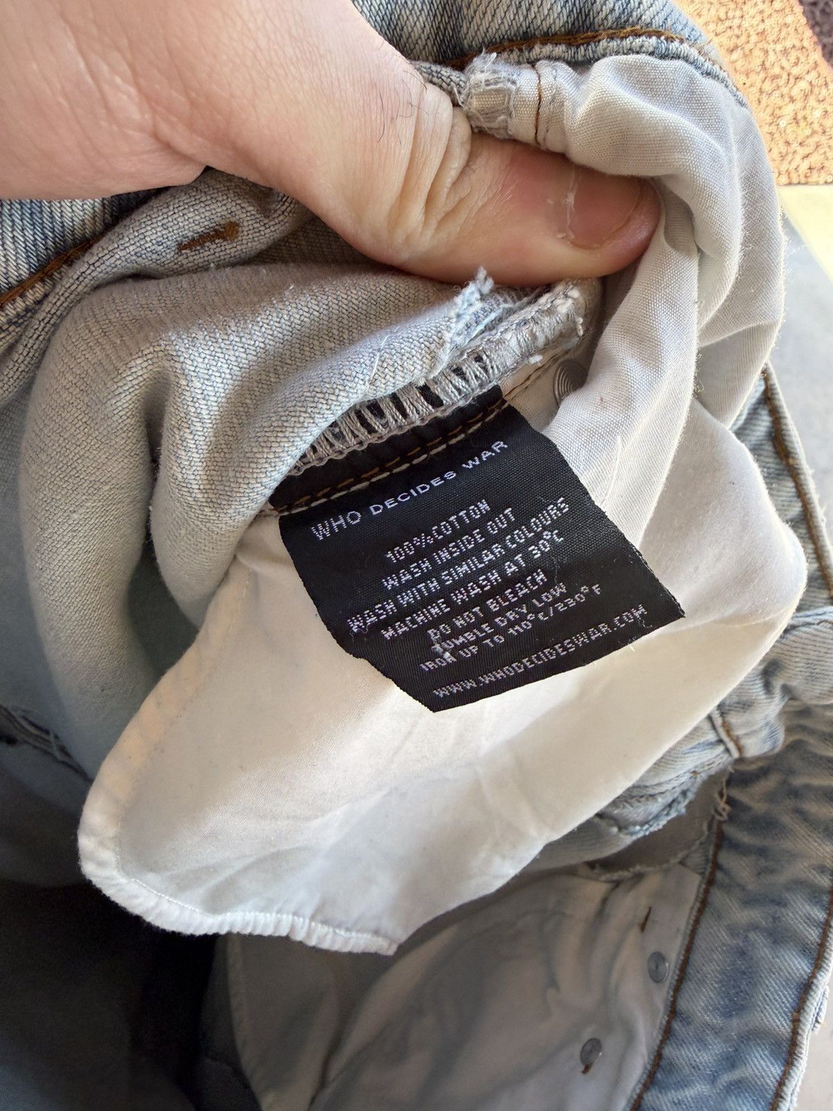 Who Decides War Who Decides War Dual Patch Pocket Pants “Sky” – Size 34 Size US 34 / EU 50 - 15 Thumbnail