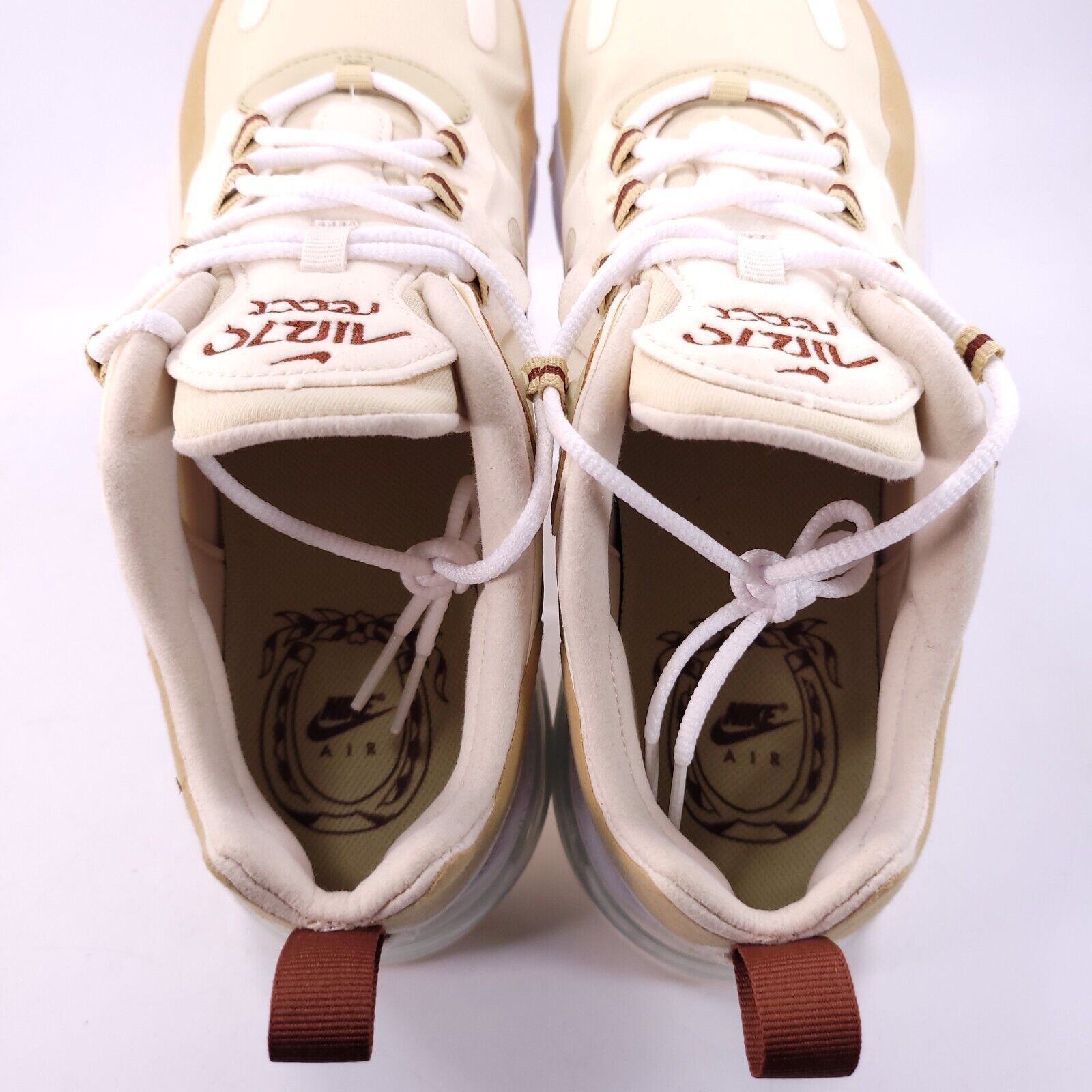 Nike Nike Air Max 270 React Shoe Womens Size 11 AT6174-700 Beige Size US 11 / IT 41 - 4 Thumbnail