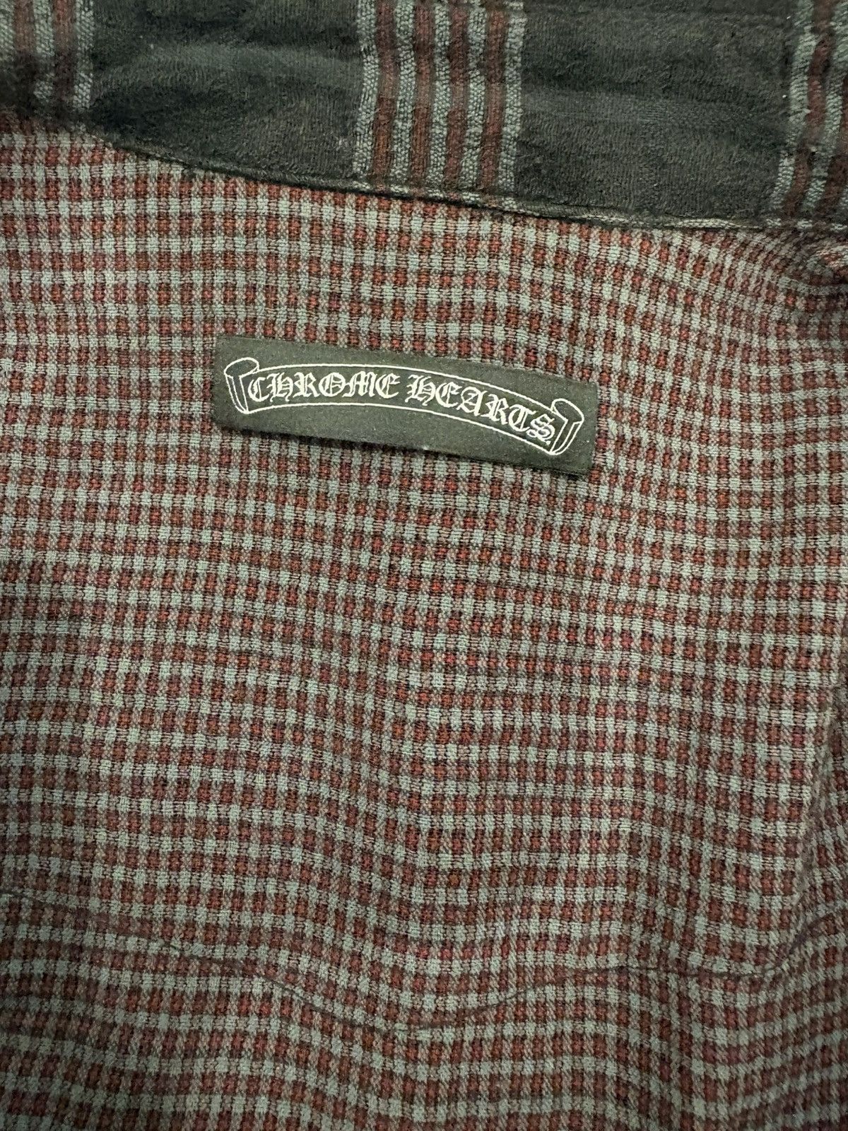 Chrome Hearts Chrome Hearts Plaid Shirt Flannel Button with leather cross Size US S / EU 44-46 / 1 - 6 Thumbnail