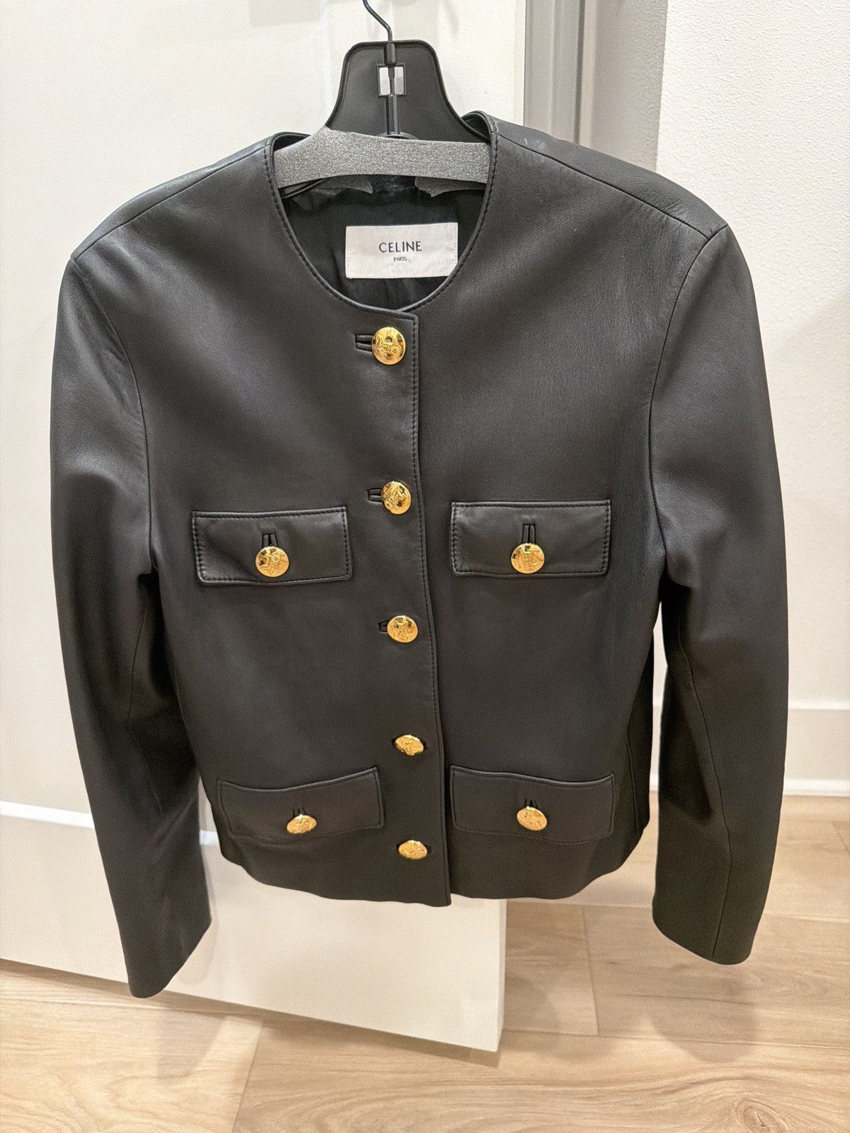 Celine Celine Leather Jacket Size XS / US 0-2 / IT 36-38 - 1 Thumbnail