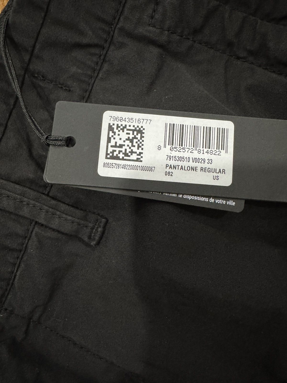 Stone Island Stone Island Regular Cargo Pants Black Size US 33 - 5 Thumbnail