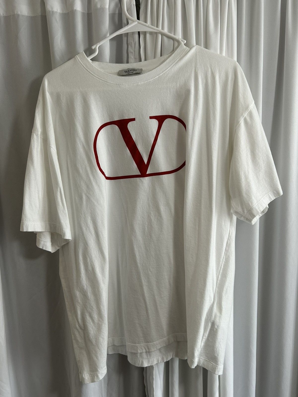 Valentino Valentino Oversized Logo Shirt Size US S / EU 44-46 / 1 - 1 Thumbnail