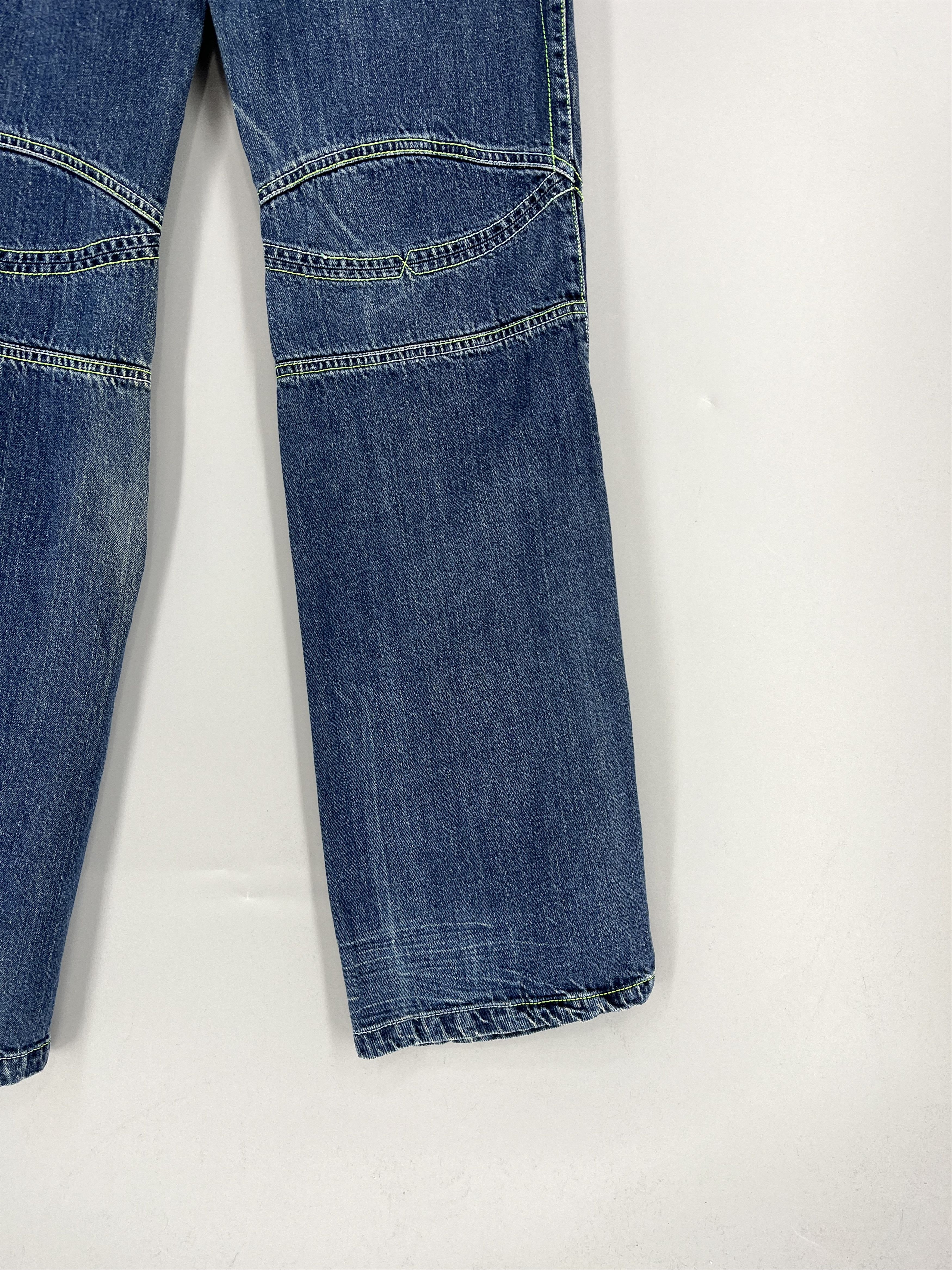 Versace Vintage VERSACE JEANS COUTURE Line Low-Rise Y2k Denim Pants Size 26" / US 2 / IT 38 - 10 Thumbnail