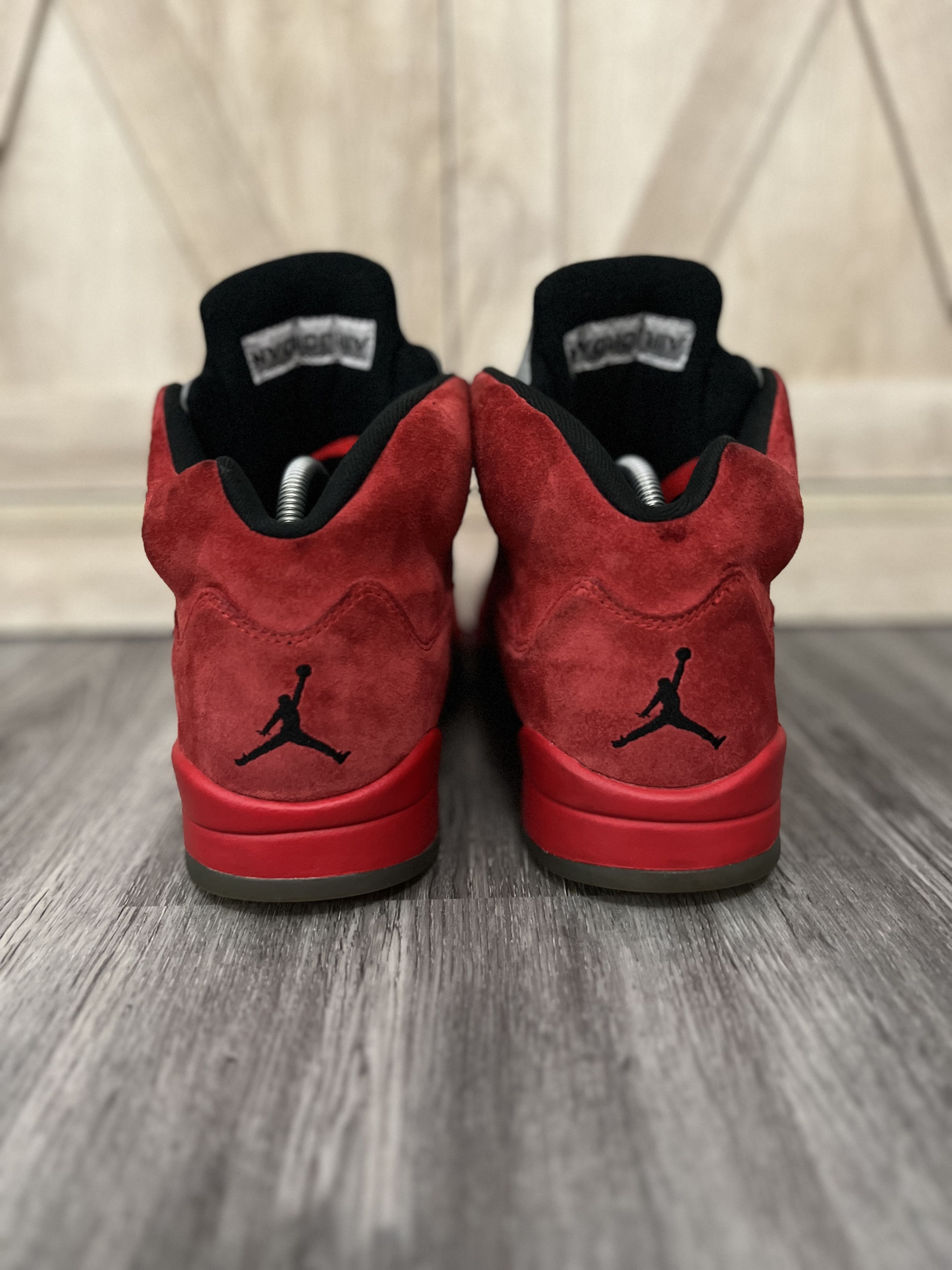 Jordan Brand Jordan 5 Retro Red Suede Size US 9.5 / EU 42-43 - 4 Thumbnail
