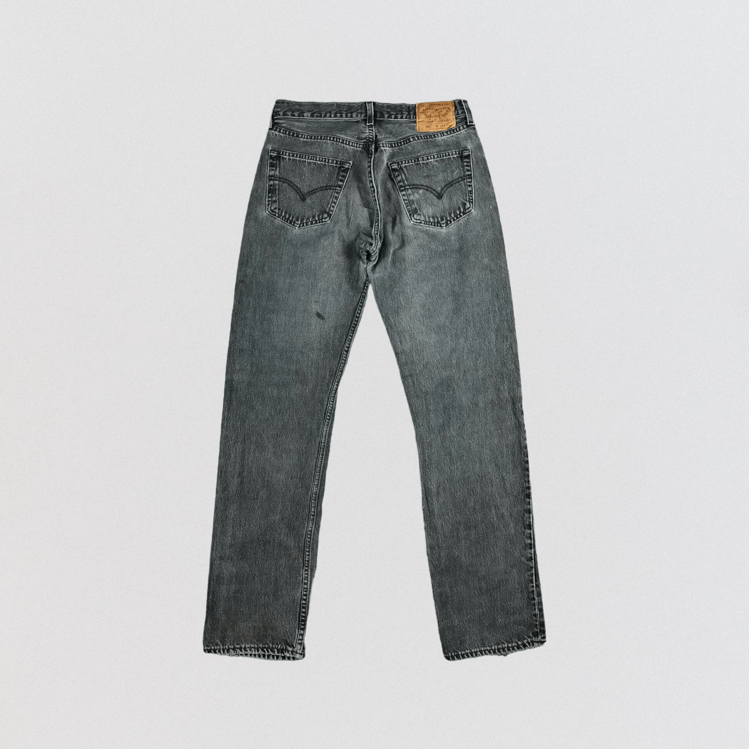 Levi's × Vintage Vintage 90s Levis 501 Ash Gray Jeans-JM2392 Size US 32 / EU 48 - 2 Thumbnail