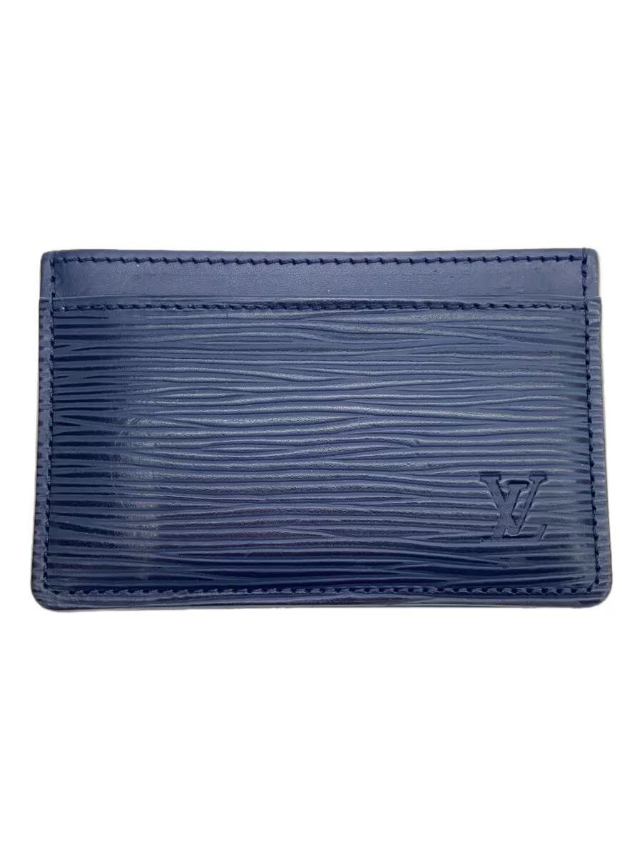 Louis Vuitton Louis Vuitton Epi Porte Cartes Sample Navy Size ONE SIZE - 1 Thumbnail