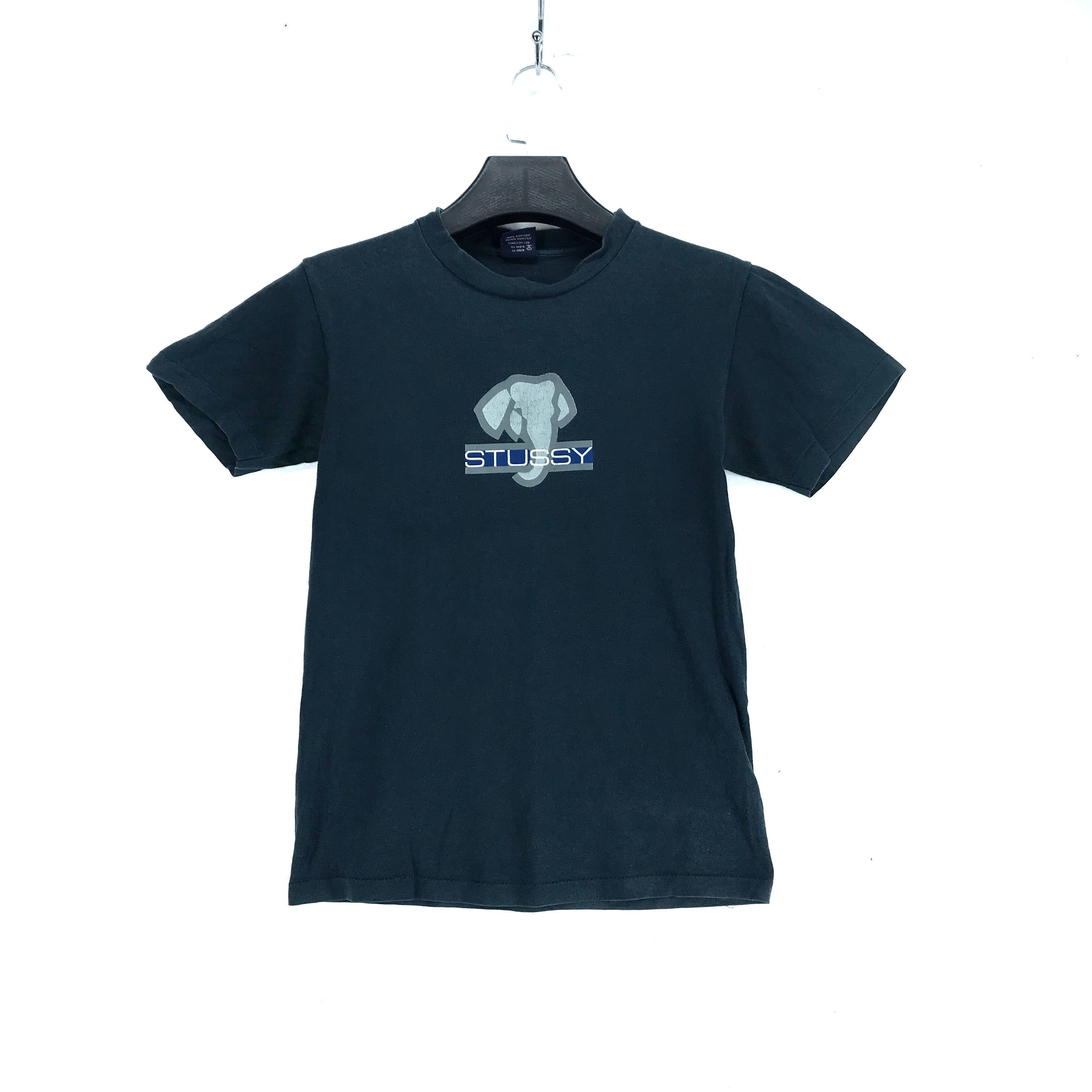 Stussy Rare🔥 Stussy Elephant Big Logo Tees #2678-29 Size US S / EU 44-46 / 1 - 1 Thumbnail