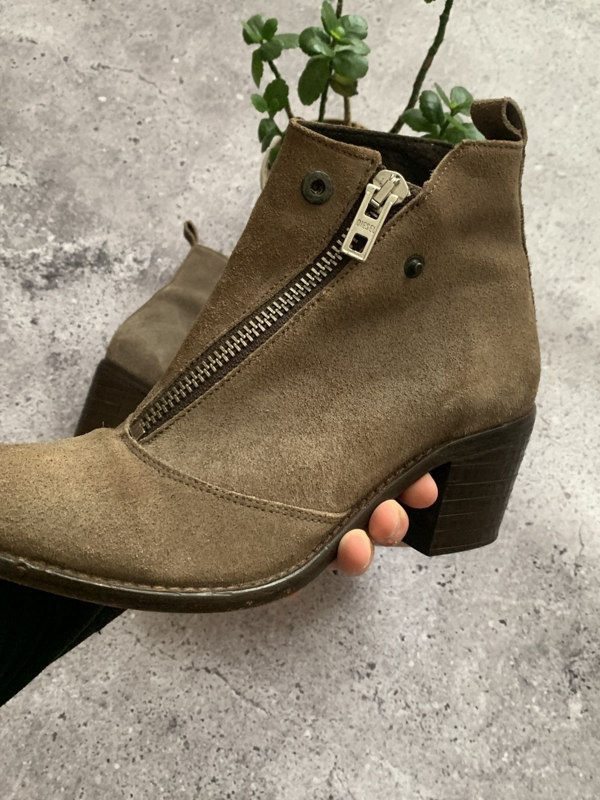 Diesel 🔥DIESEL LEATHER WOMENS BOOTS Size US 10 / IT 40 - 15 Thumbnail