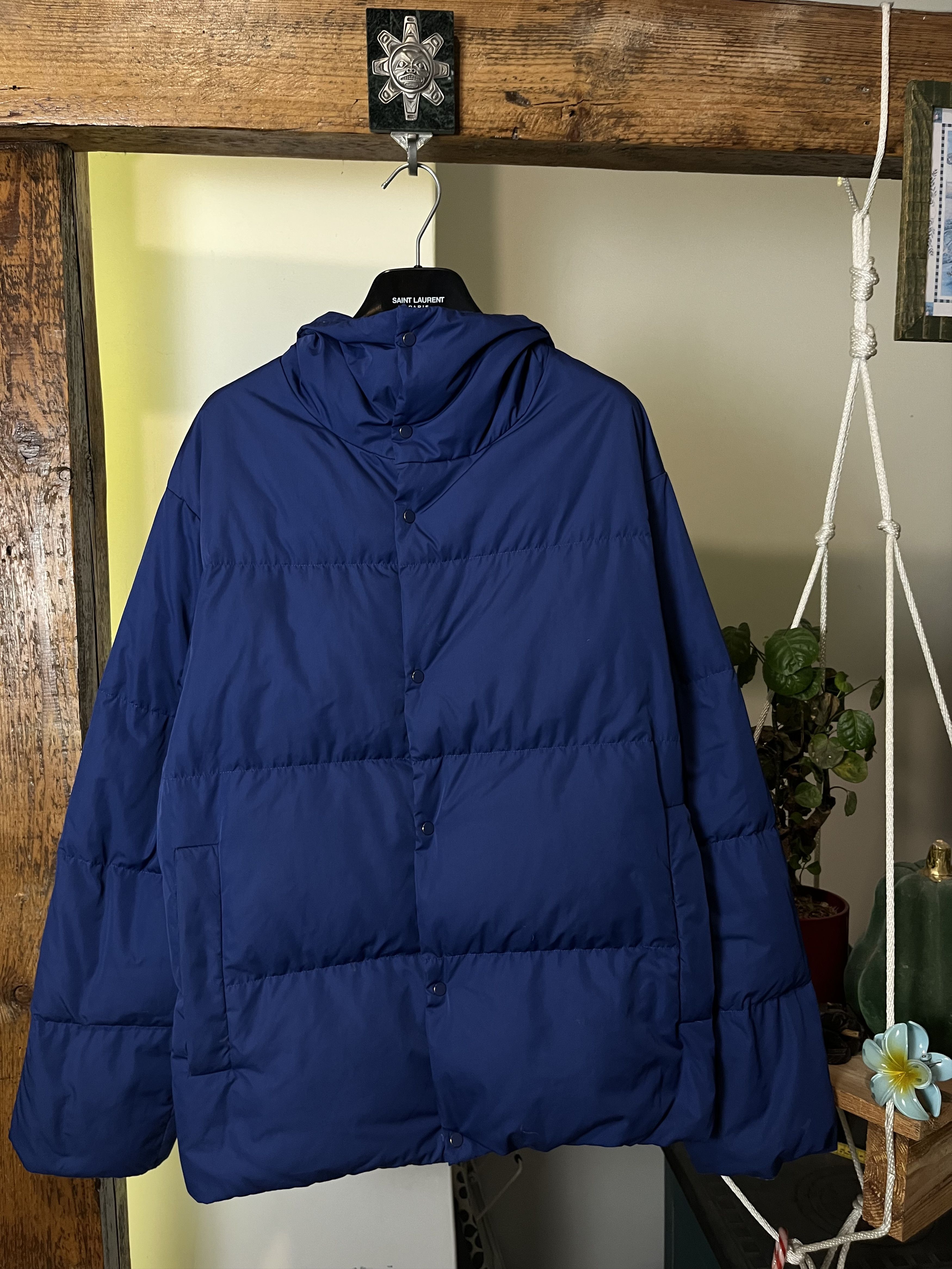 Viral COS Puffer Down Blue Jacket
