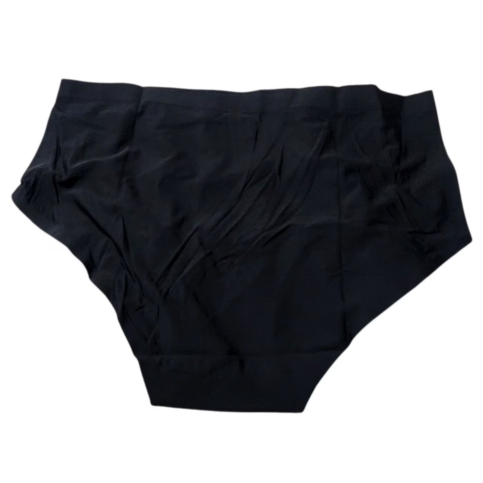 Vintage Cheek Boss Womens XL Boyshort Underwear Panties Solid Black Size 40" / US 18 - 2 Thumbnail