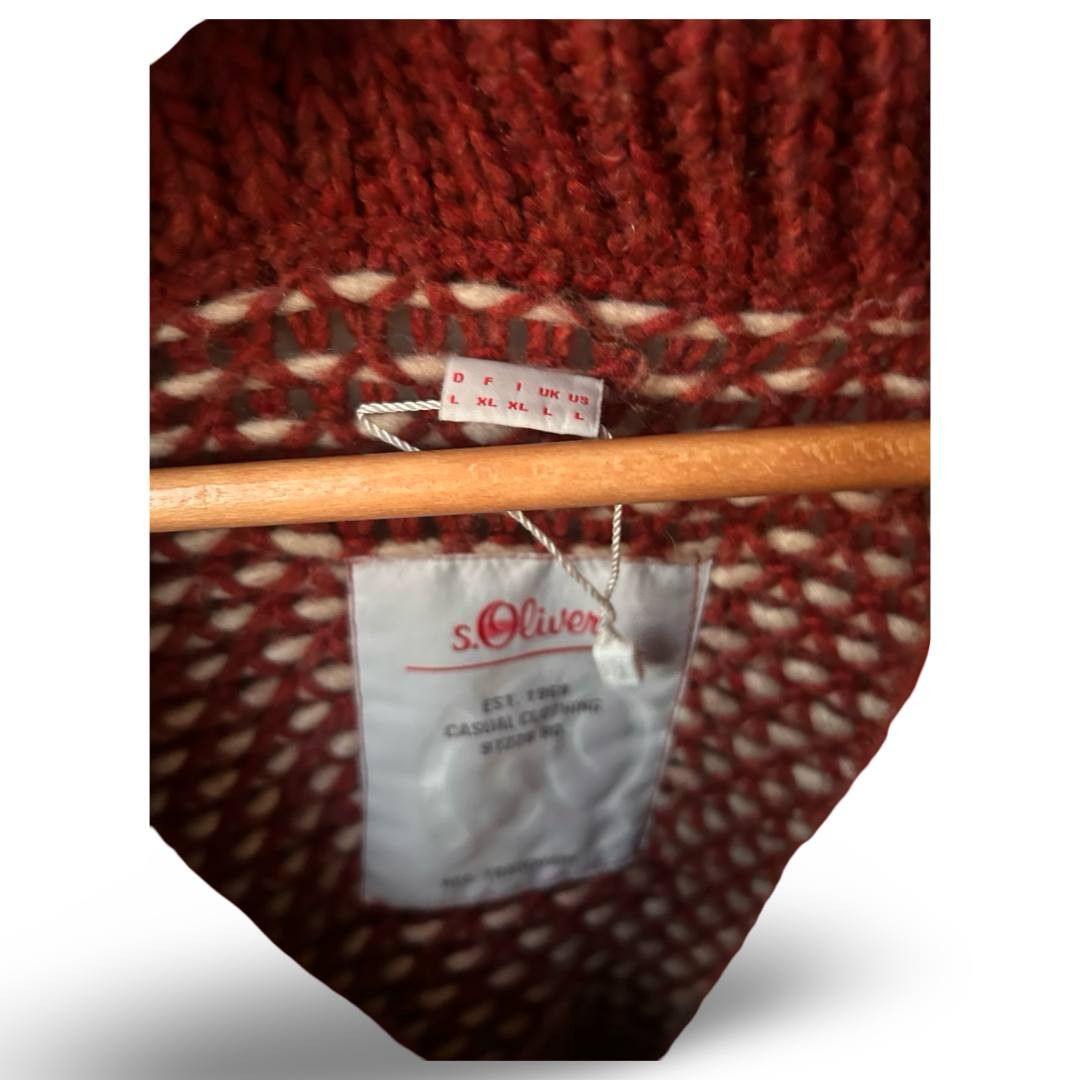 s.Oliver s.Oliver heavy knitted cardigan #864 Size US L / EU 52-54 / 3 - 3 Thumbnail