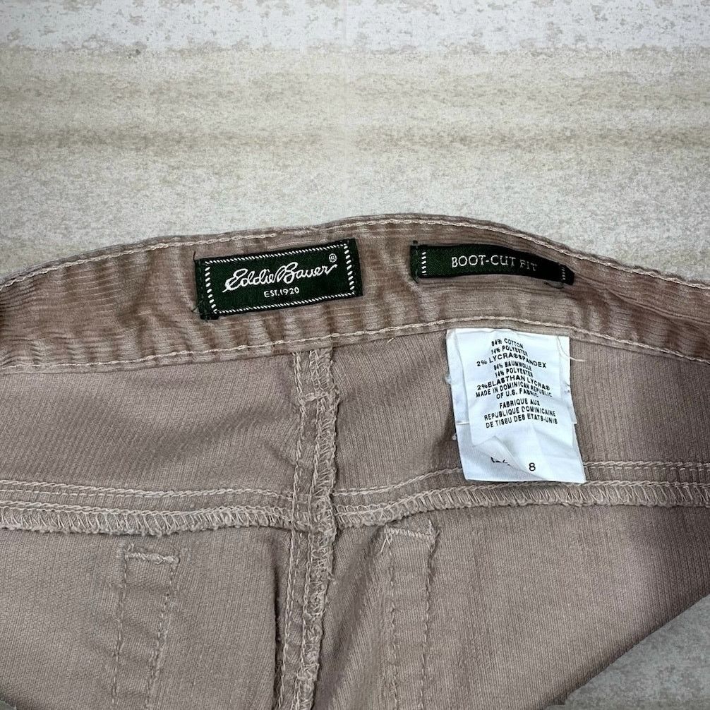 Eddie Bauer Vintage Y2K Eddie Bauer Corduroy Pants Womens 8 Bootcut Tan Size 30" / US 8 / IT 44 - 5 Thumbnail