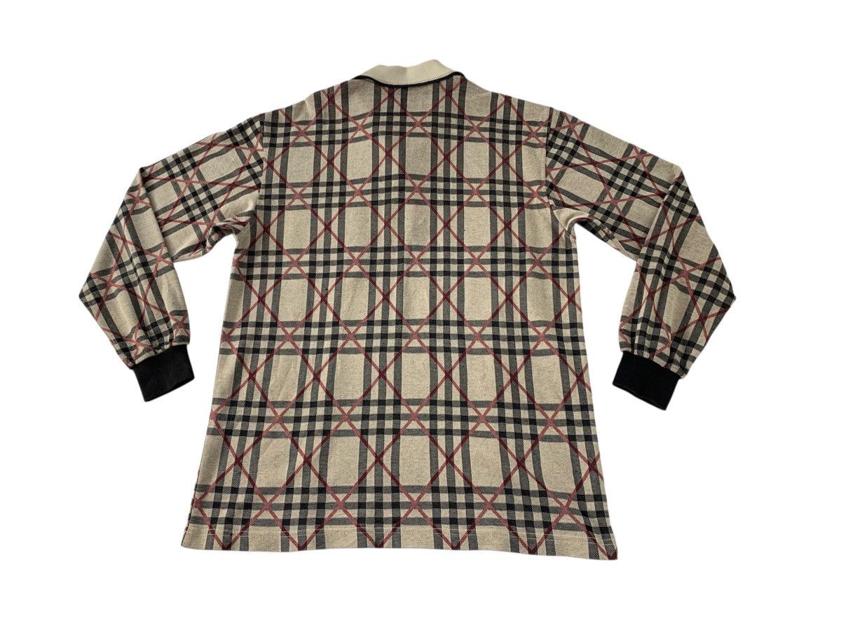 Giovanni Valentino 90s Giovanni Valentino Italy Checked Polo Tee Single Pocket Size US L / EU 52-54 / 3 - 2 Thumbnail