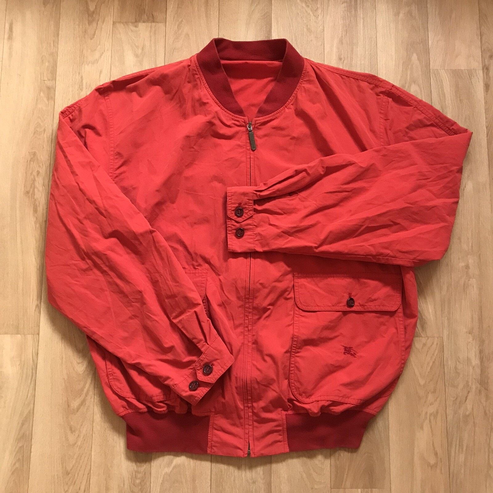 Burberry VINTAGE BURBERRY Bomber Jacket lightweight coat men's Size US XL / EU 56 / 4 - 1 Thumbnail