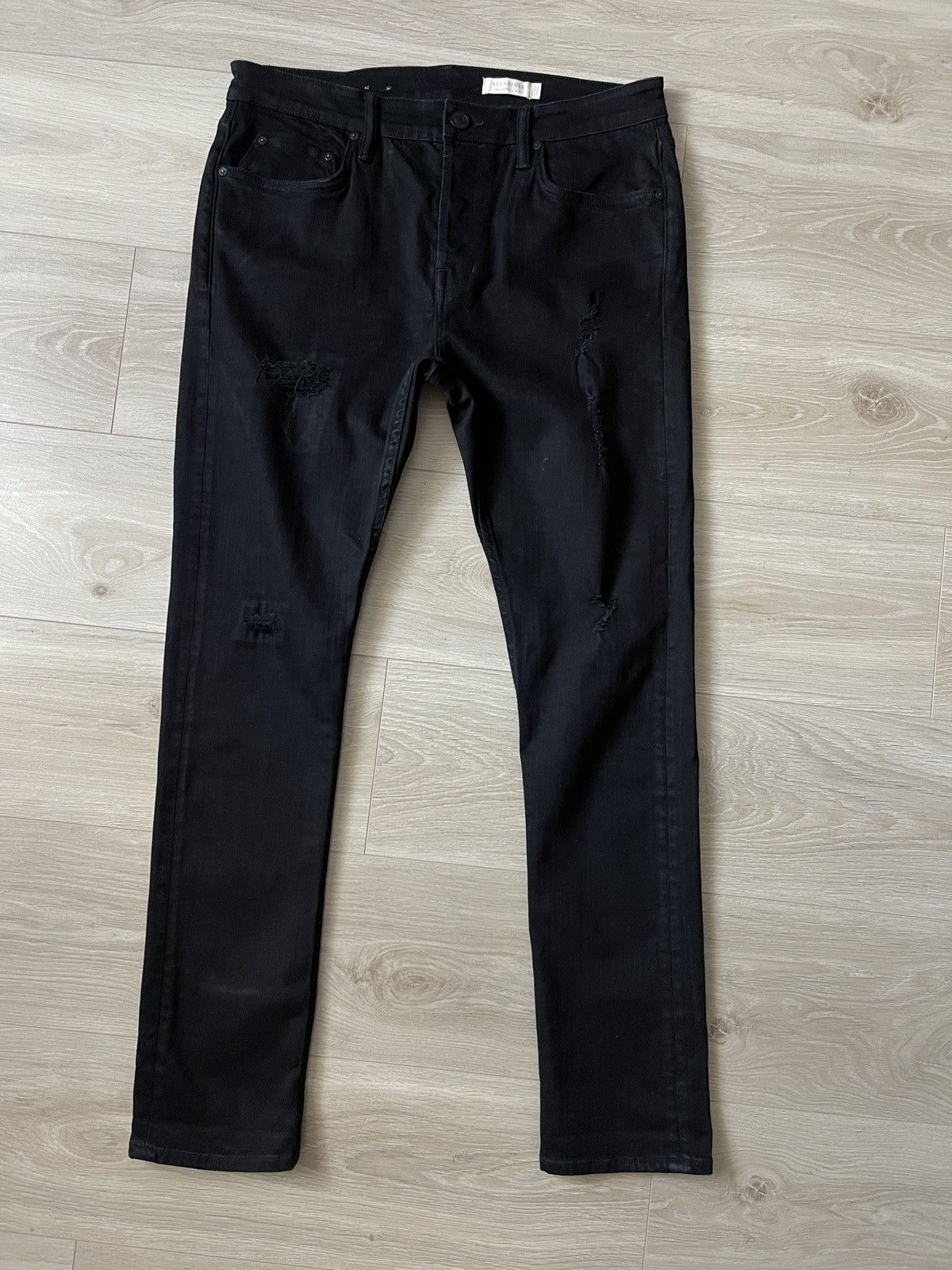 Allsaints Allsaints men’s black denim jeans 34 Size US 34 / EU 50 - 6 Thumbnail
