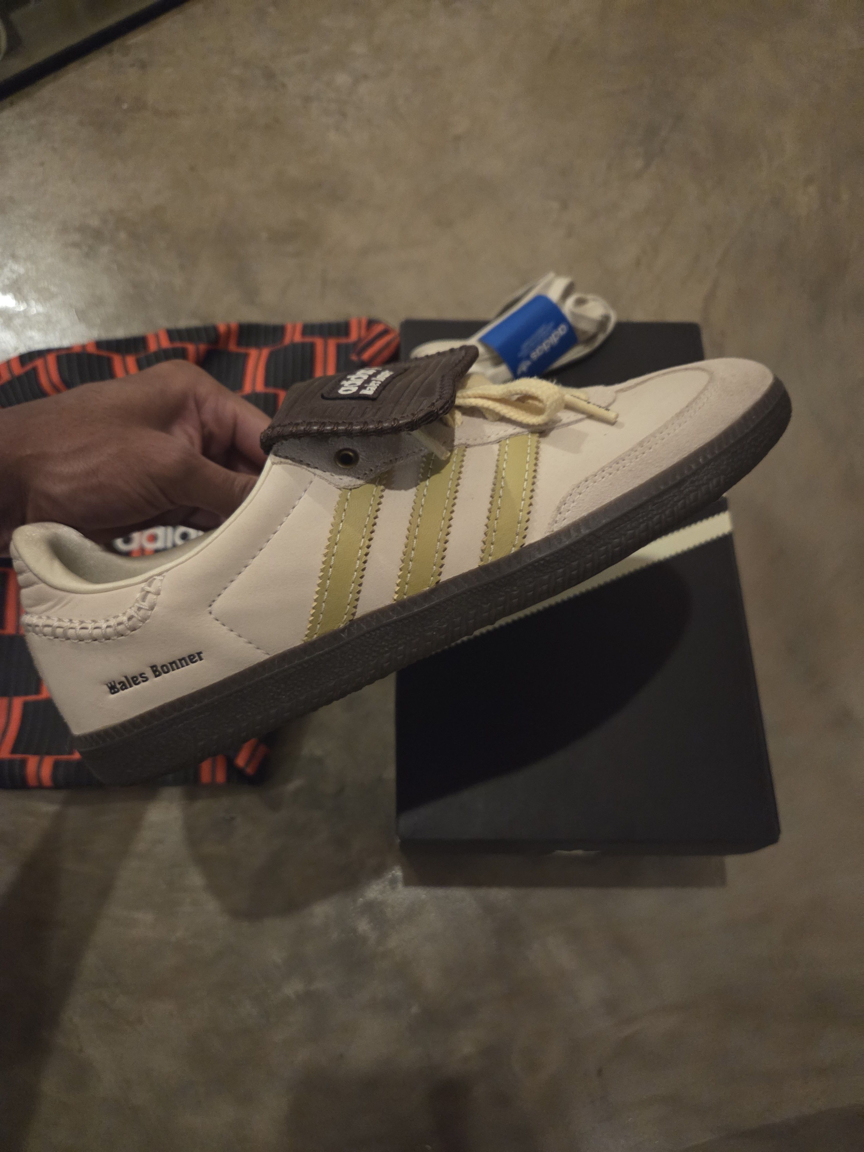 Adidas × Wales Bonner Wales bonner samba ecru tint yellow Size US 10 / EU 43 - 4 Thumbnail