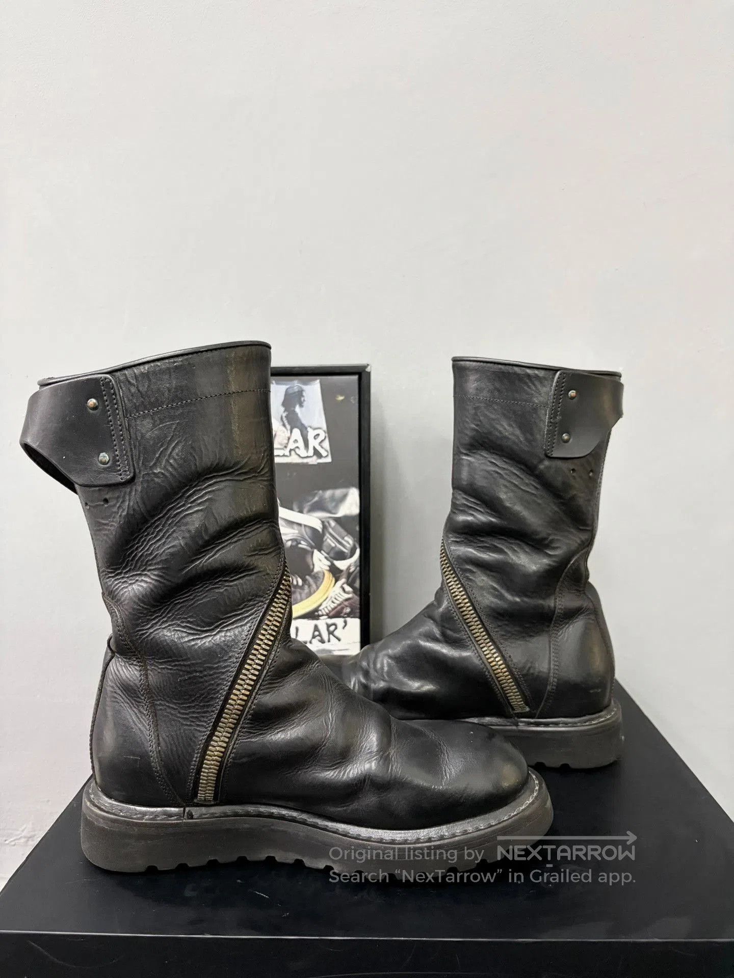 Rick Owens Rick Owens Spiral Zip Military Boots. Size US 5 / IT 35 - 6 Thumbnail