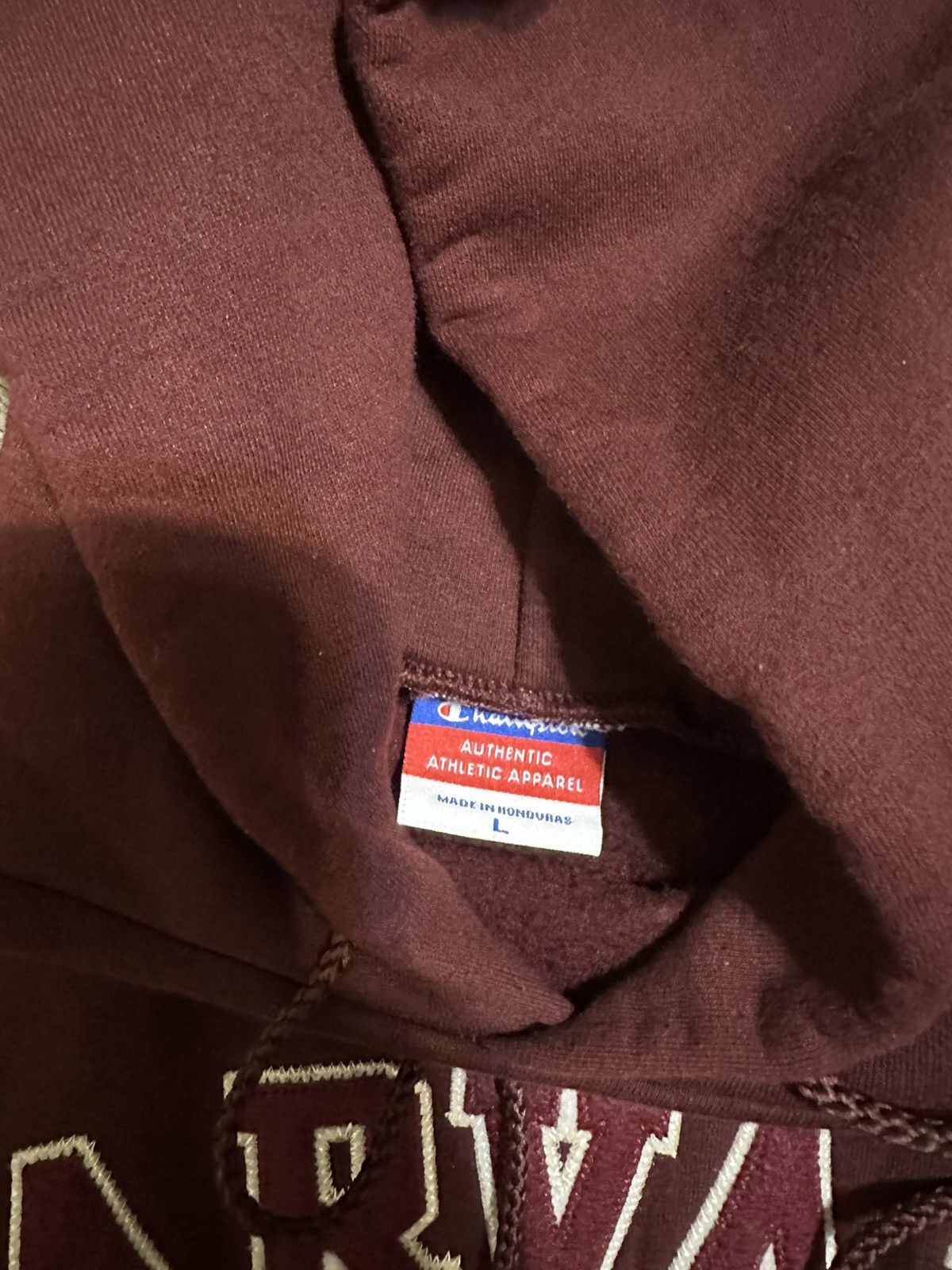 NCAA × Vintage Vintage Champion NCAA Harvard hoodie 00: size large Size US L / EU 52-54 / 3 - 4 Thumbnail