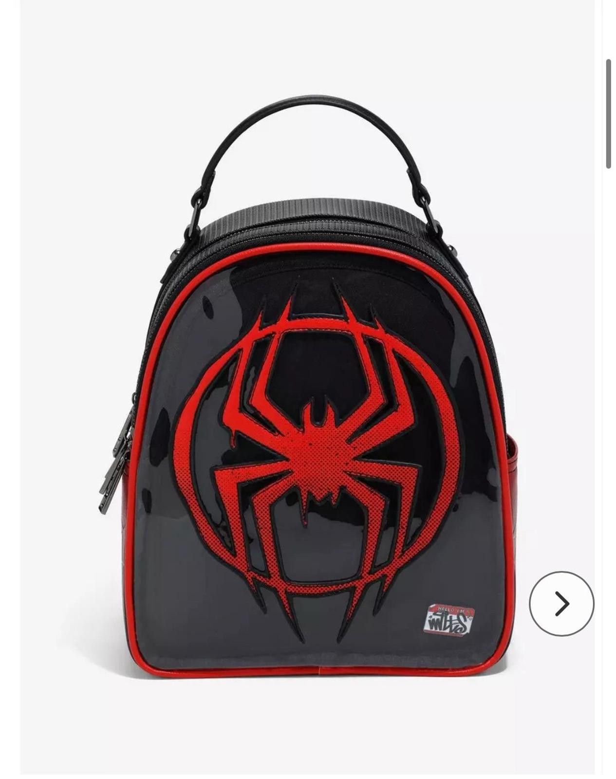 Marvel Spider-Man Miles Morales Logo Mini Backpack NWT!!