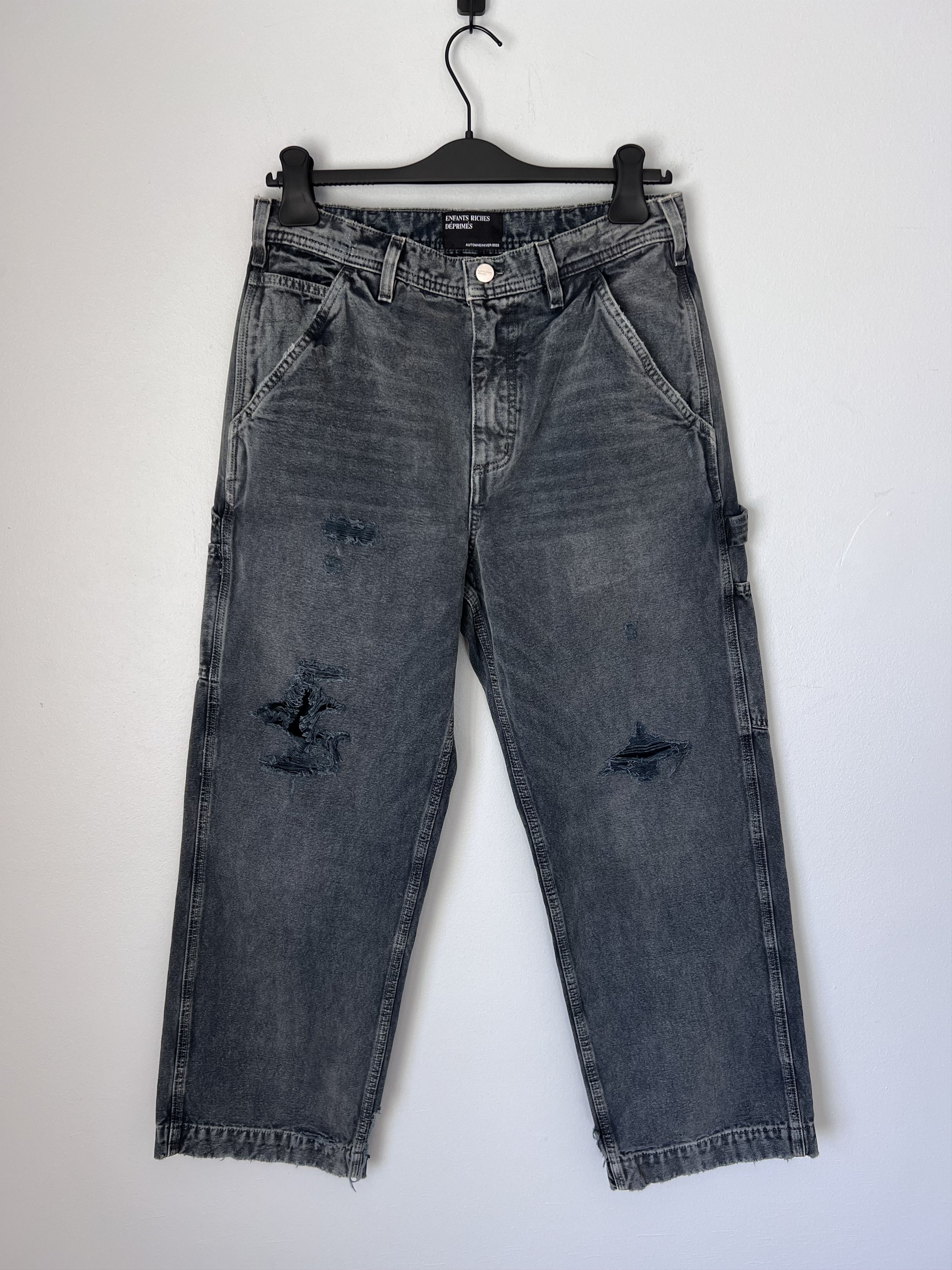 Enfant riches deprime 24ss ジンーズ AW24 Enfants Riches Deprimes 'Double Knee' Distressed