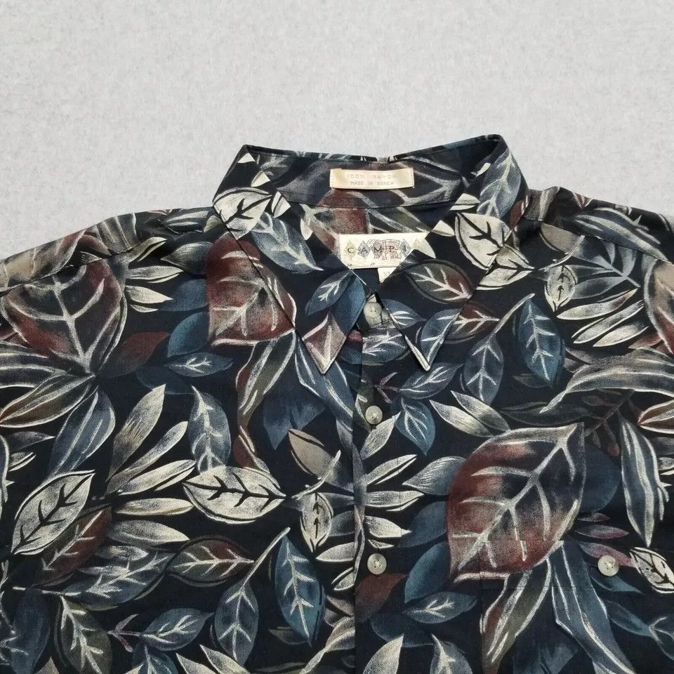 Campia Moda Campia Moda Shirt Mens XL Floral Hawaiian Button Up Size US XL / EU 56 / 4 - 5 Thumbnail