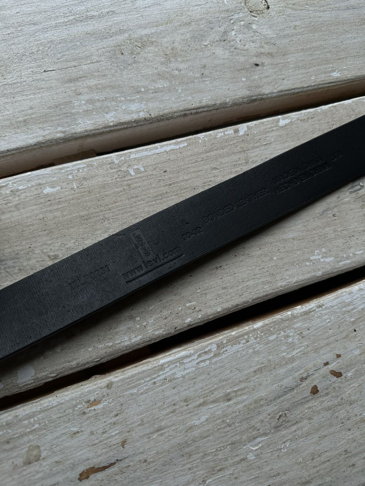 Levi's 🚨 90s Levi’s •SCULL• 100% leather belt VNTG Y2K unisex opium Size ONE SIZE - 5 Thumbnail