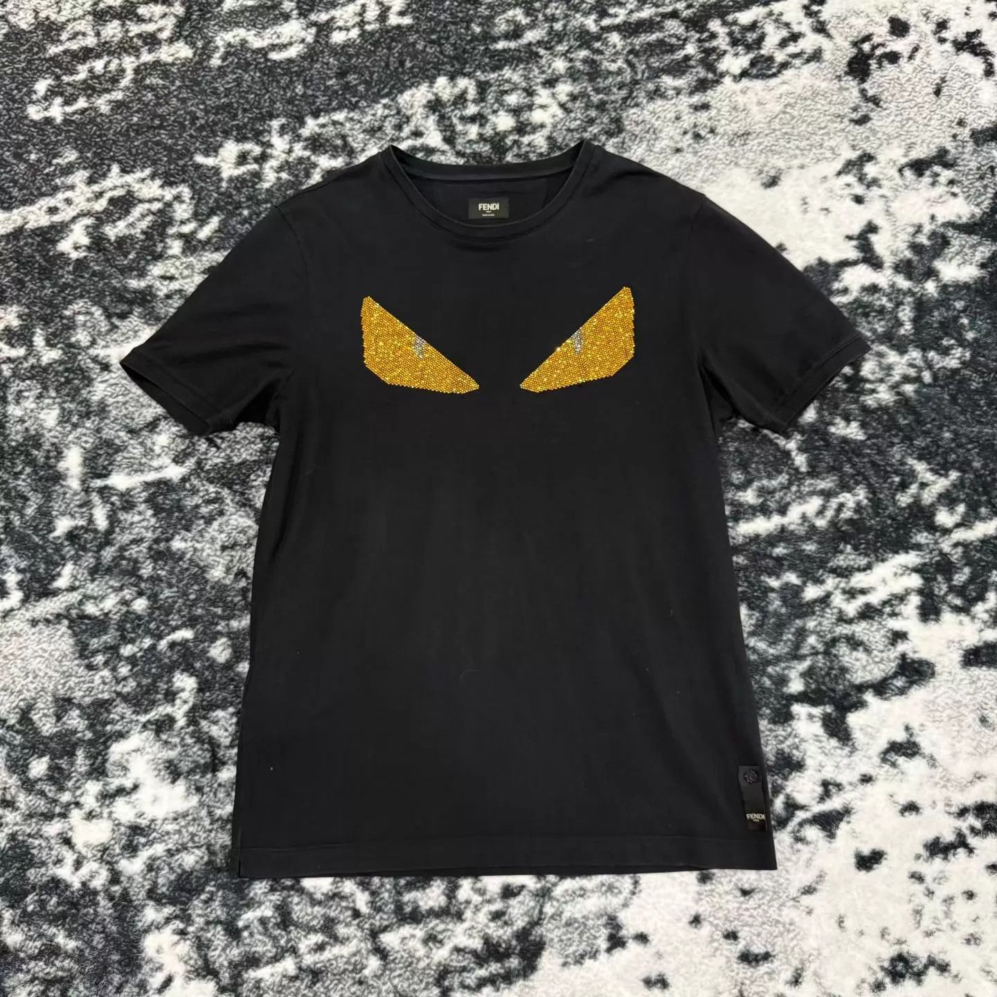 Fendi Fendi black bag bugs zip mouth t-shirt | Grailed