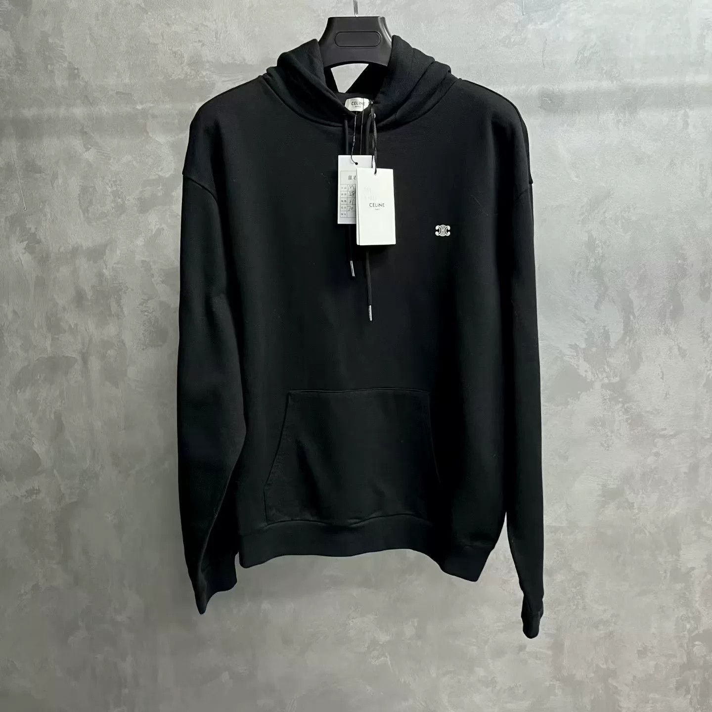 Celine Celine Black Hoodie m Men Size US M / EU 48-50 / 2 - 1 Thumbnail