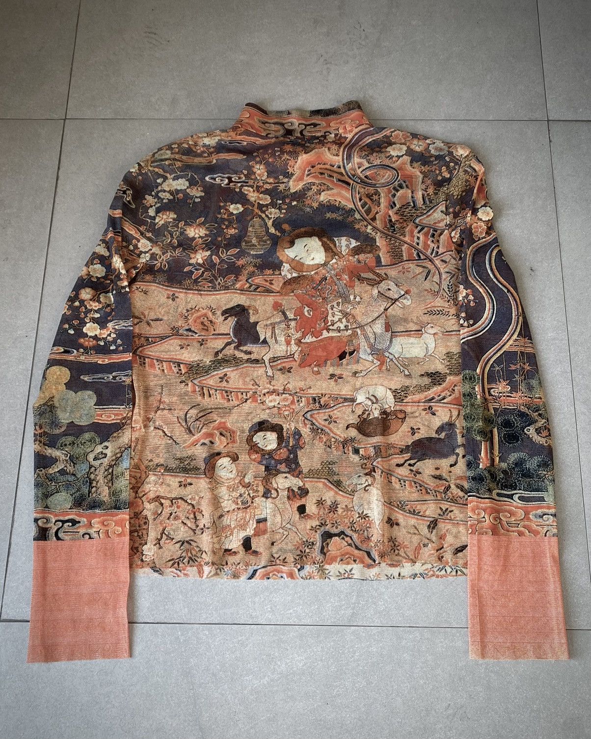 Vivienne Tam Vivienne Tam Chinese Printed Mesh Longsleeve Size S / US 4 / IT 40 - 2 Thumbnail